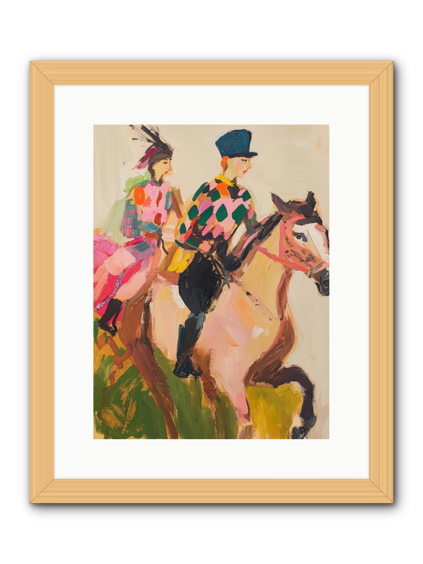 Dreamer's Canter No.1 -- Framed Print - Natural 12x16