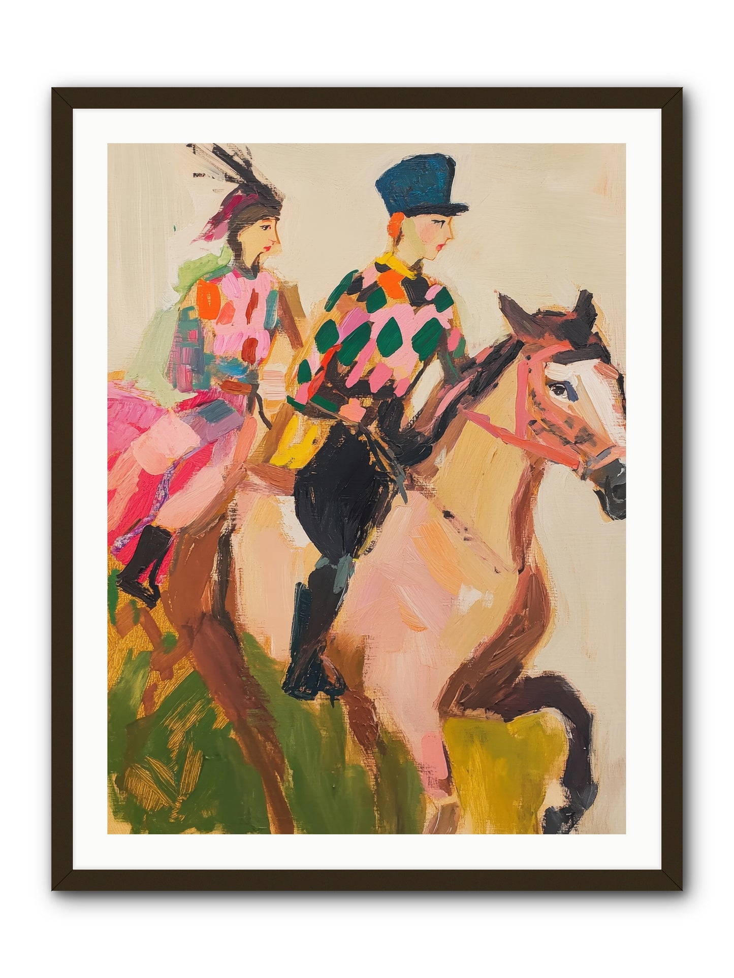 Dreamer's Canter No.1 -- Framed Print - Black 30x40