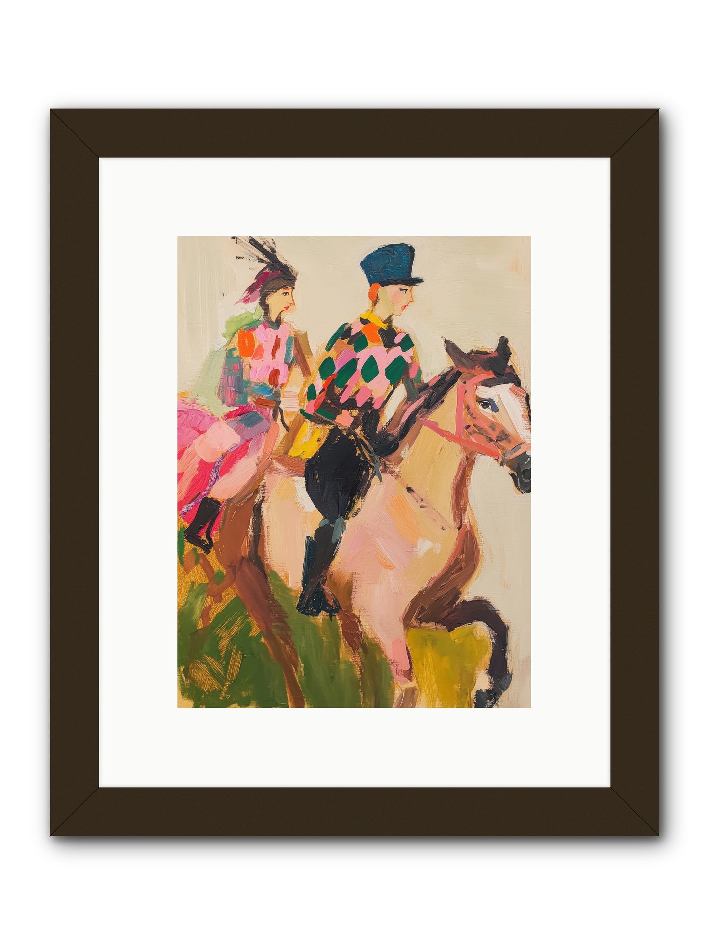 Dreamer's Canter No.1 -- Framed Print - Black 9x12