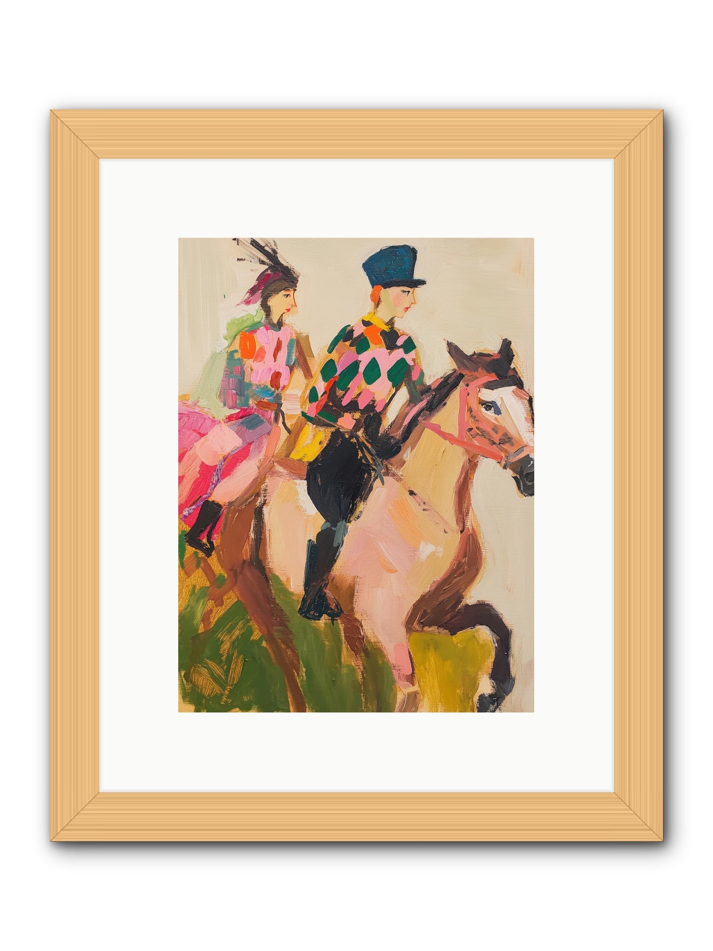 Dreamer's Canter No.1 -- Framed Print - Natural 9x12