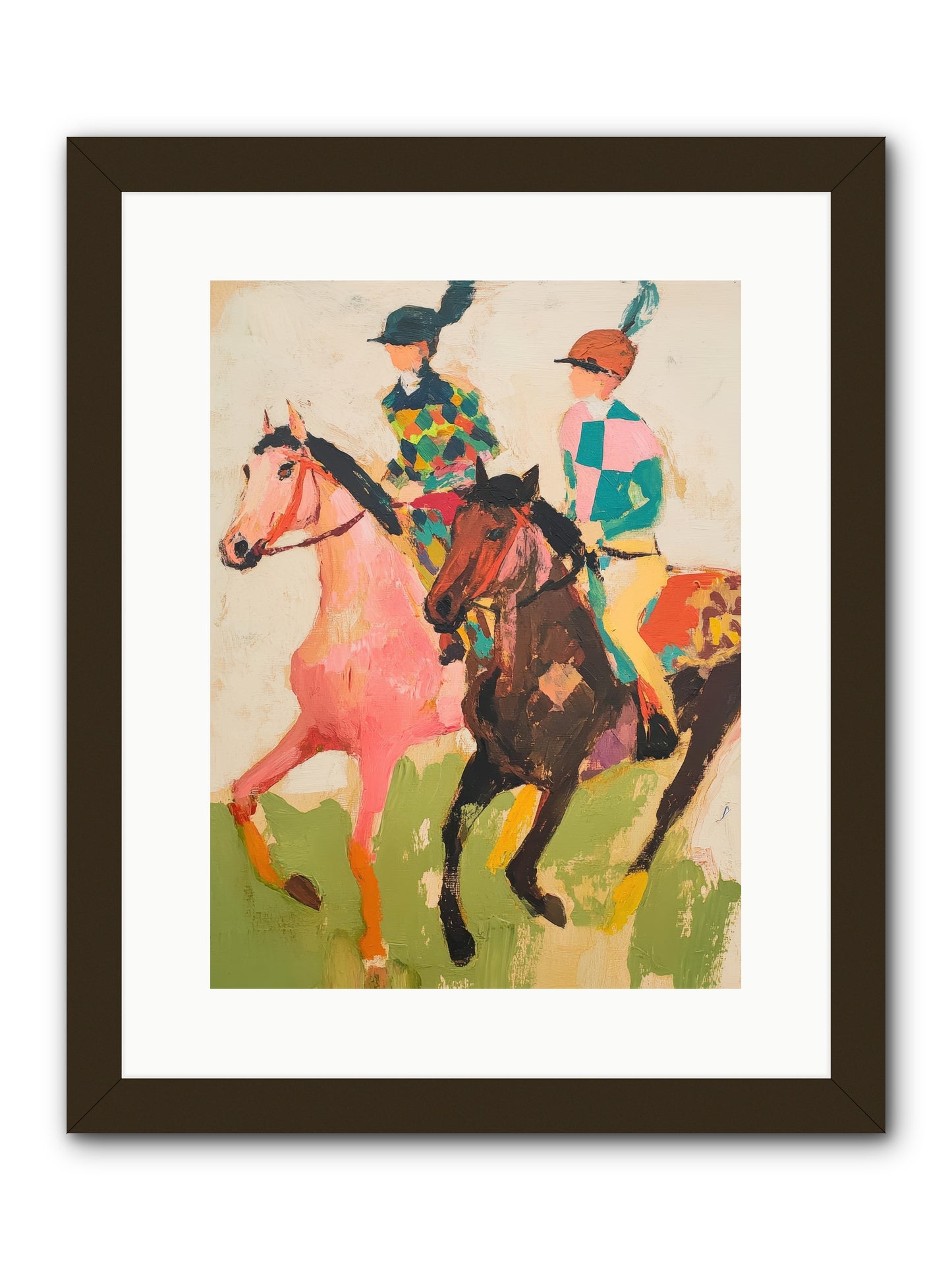 Dreamer's Canter No.2 -- Framed Print - Black 12x16