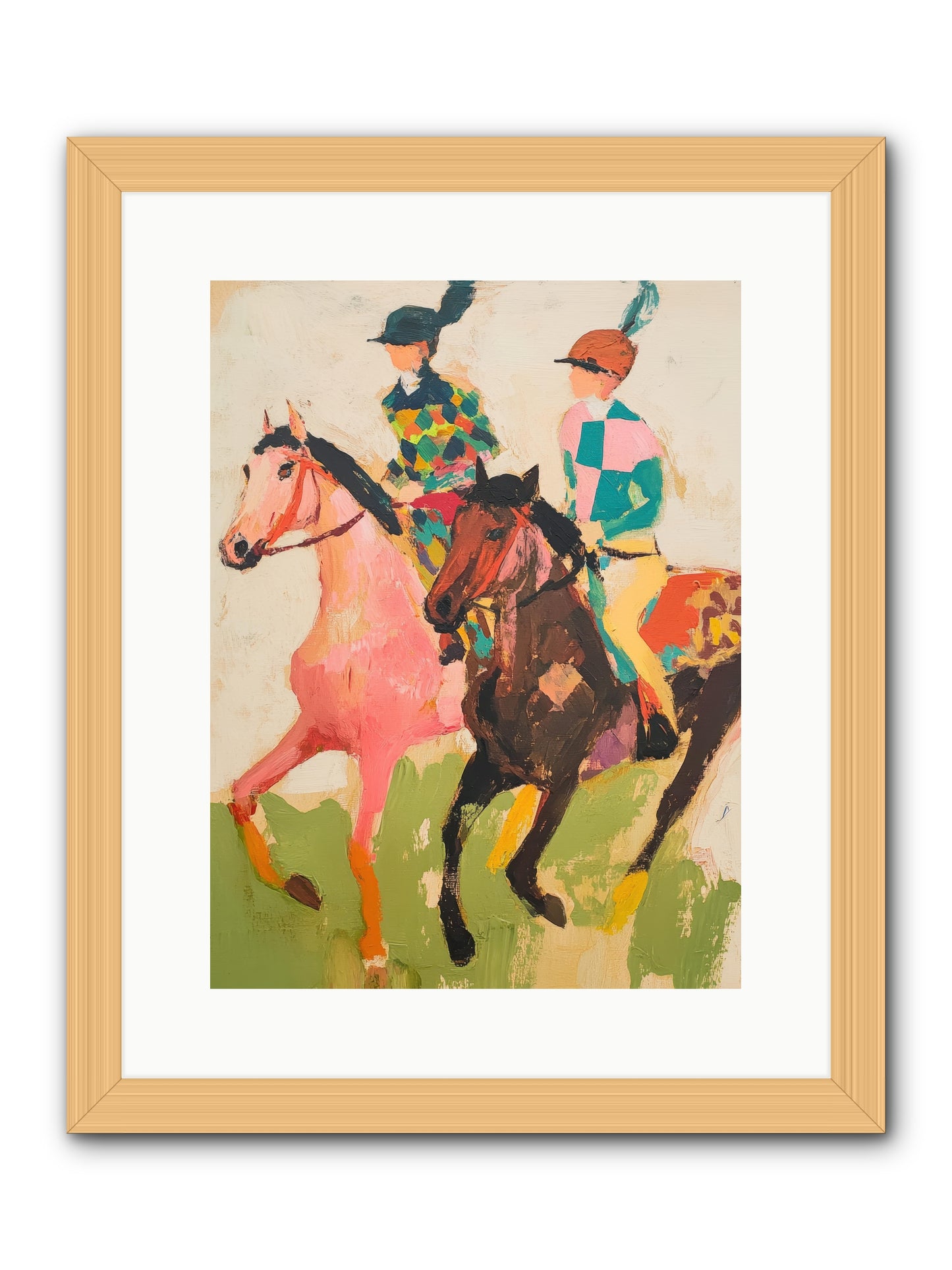 Dreamer's Canter No.2 -- Framed Print - Natural 12x16