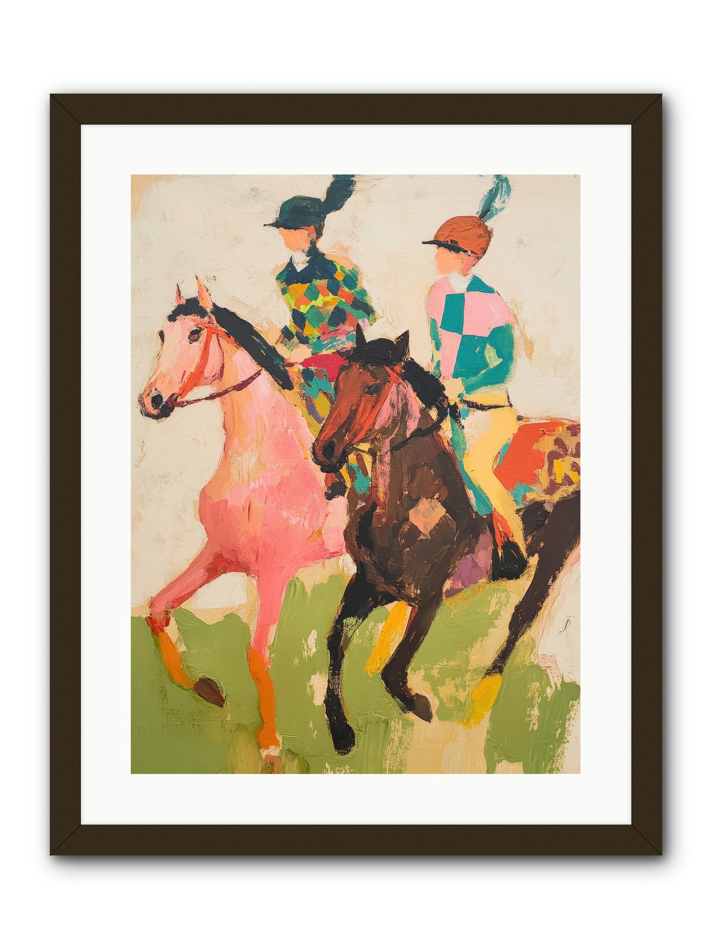 Dreamer's Canter No.2 -- Framed Print - Black 18x24