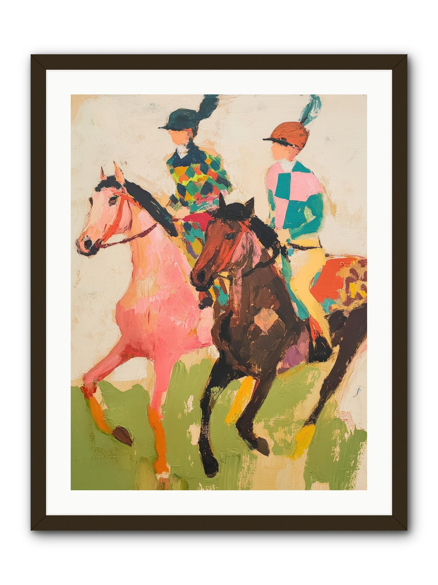 Dreamer's Canter No.2 -- Framed Print - Black 24x32