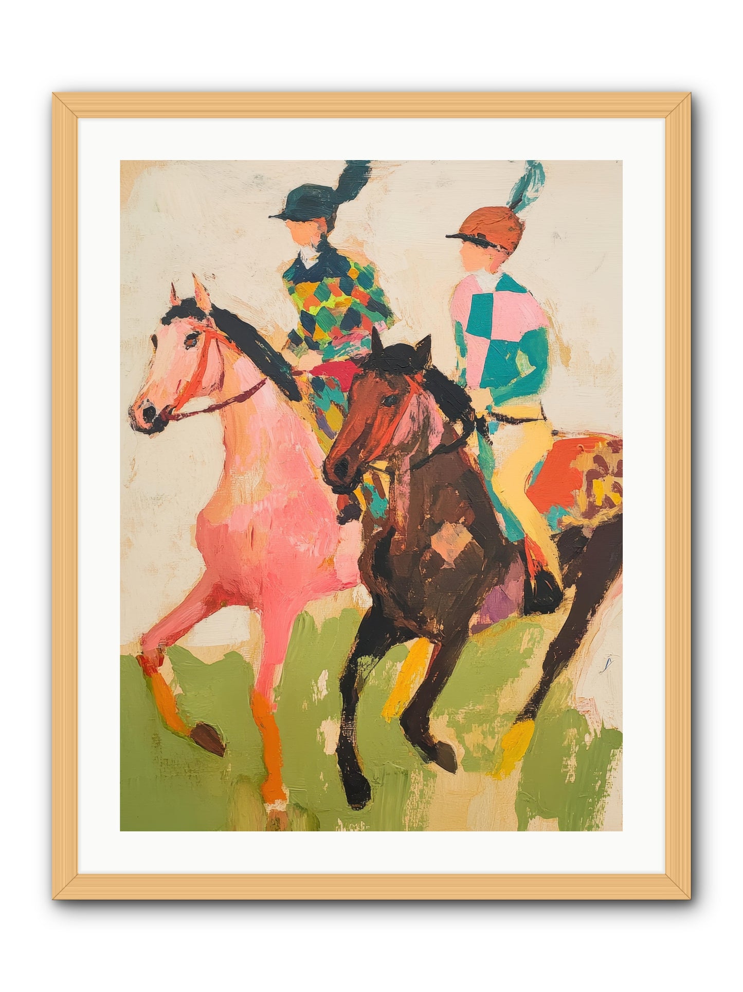 Dreamer's Canter No.2 -- Framed Print - Natural 24x32
