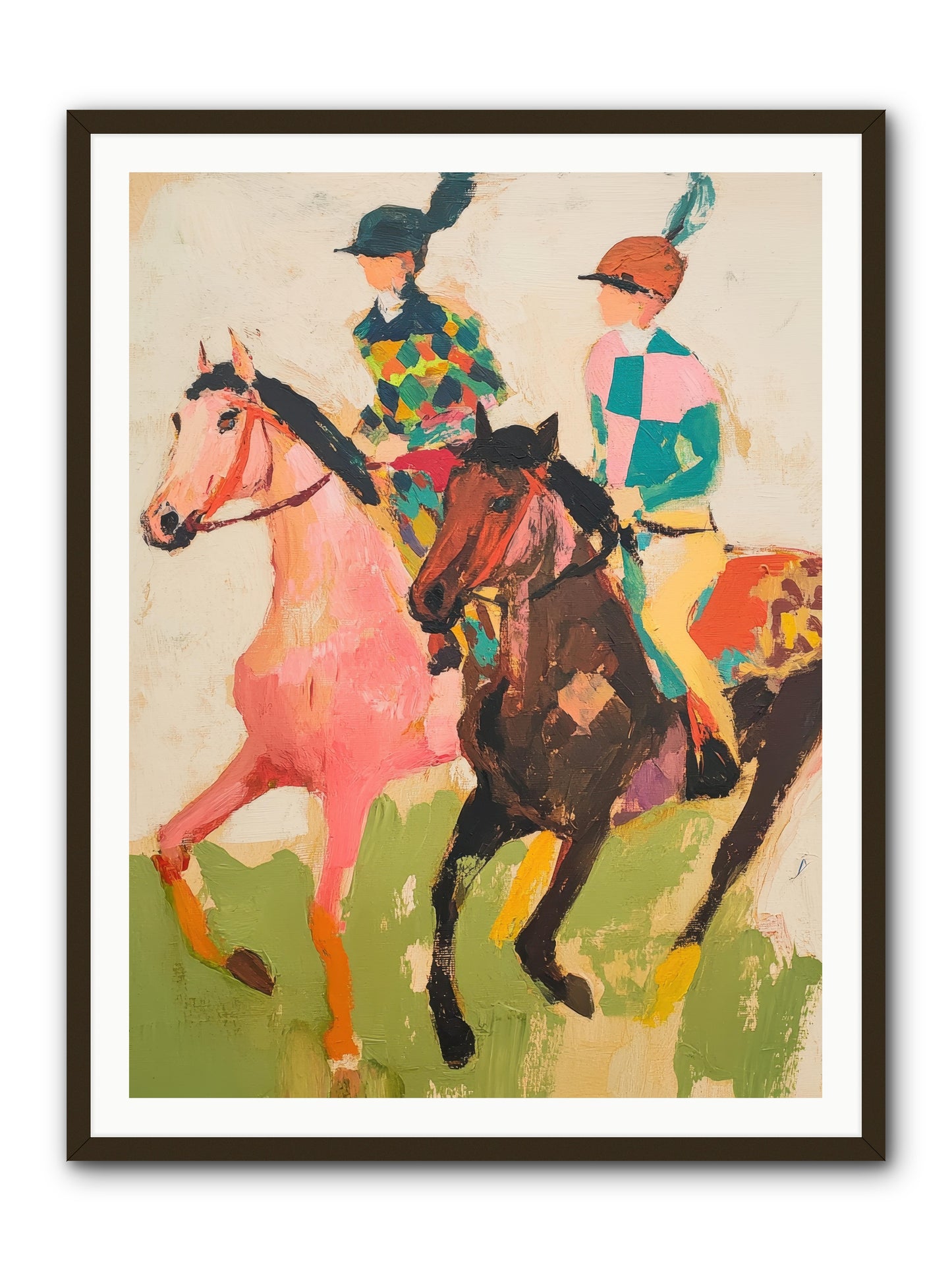 Dreamer's Canter No.2 -- Framed Print - Black 36x48