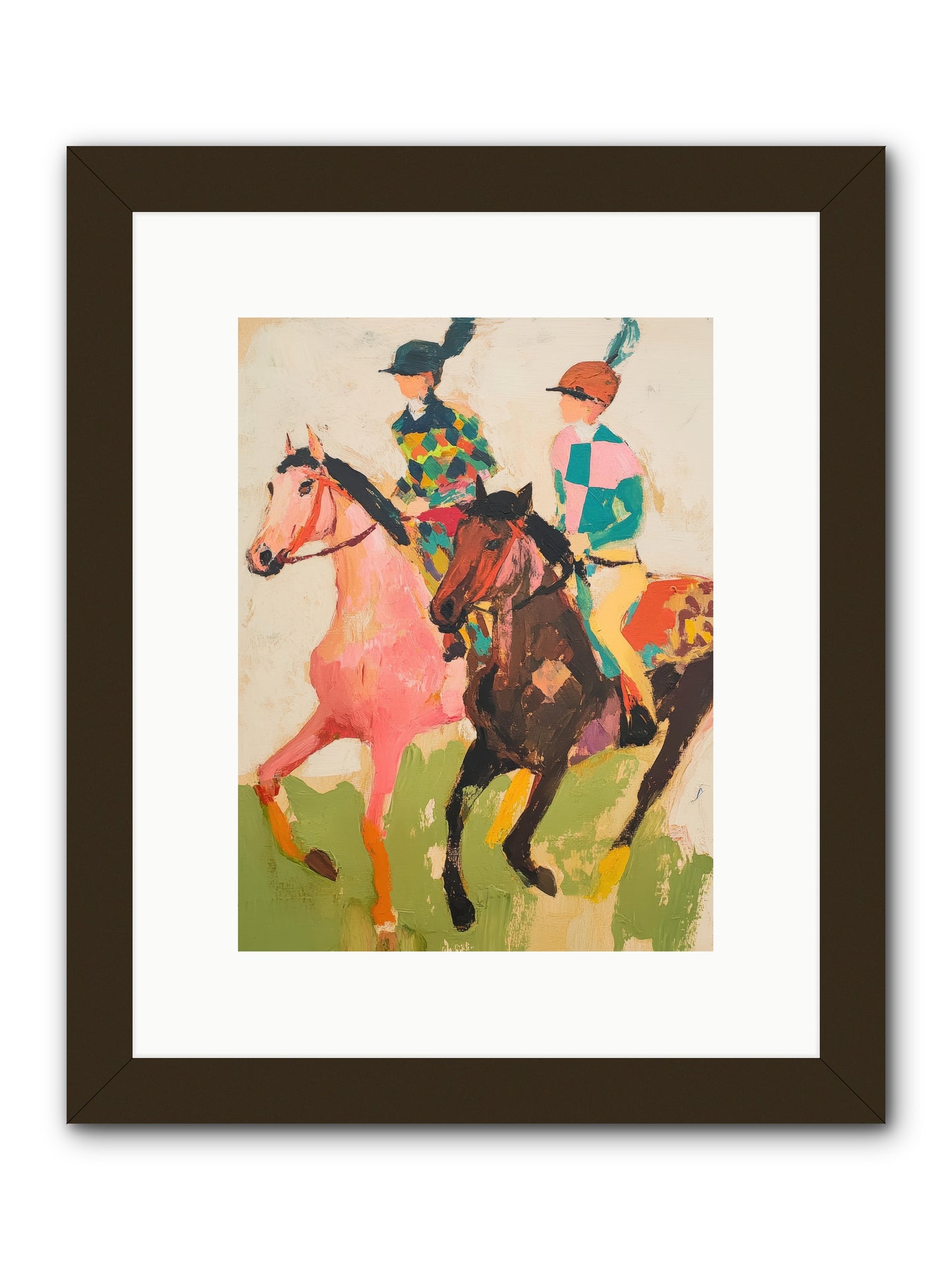 Dreamer's Canter No.2 -- Framed Print - Black 9x12