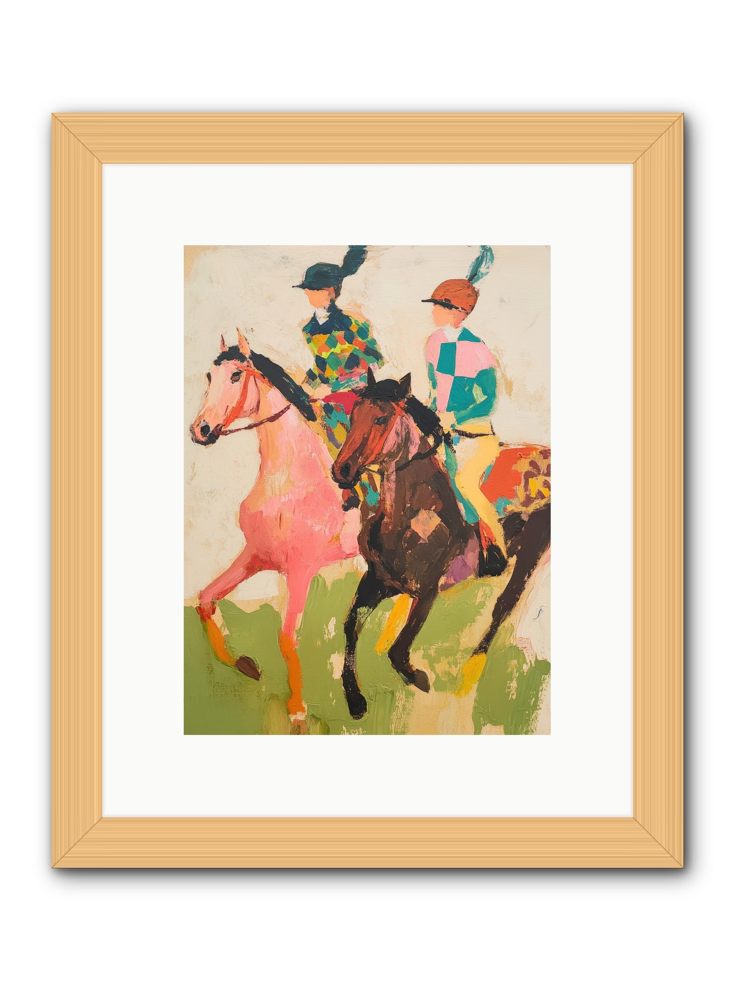 Dreamer's Canter No.2 -- Framed Print - Natural 9x12