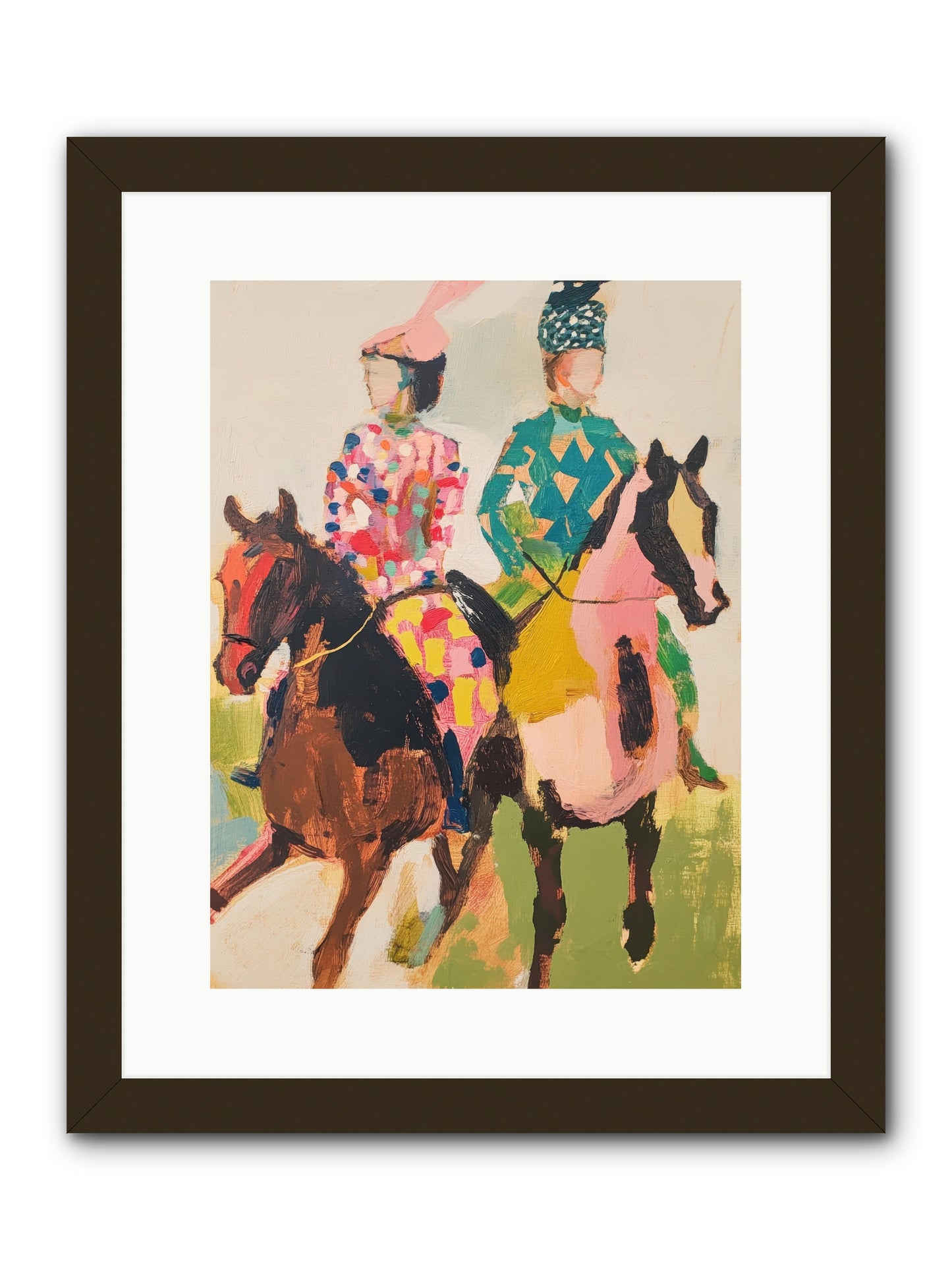 Dreamer's Canter No.3 -- Framed Print - Black 12x16
