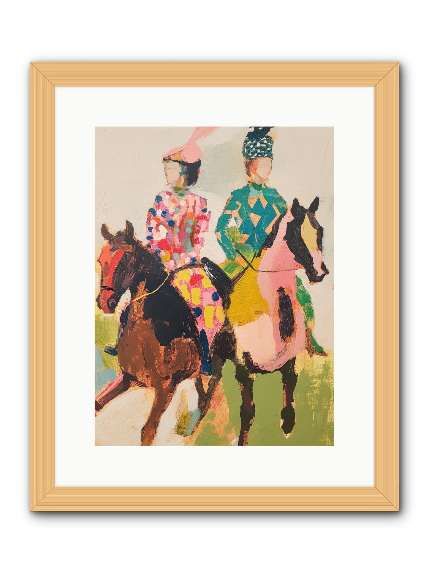 Dreamer's Canter No.3 -- Framed Print - Natural 12x16