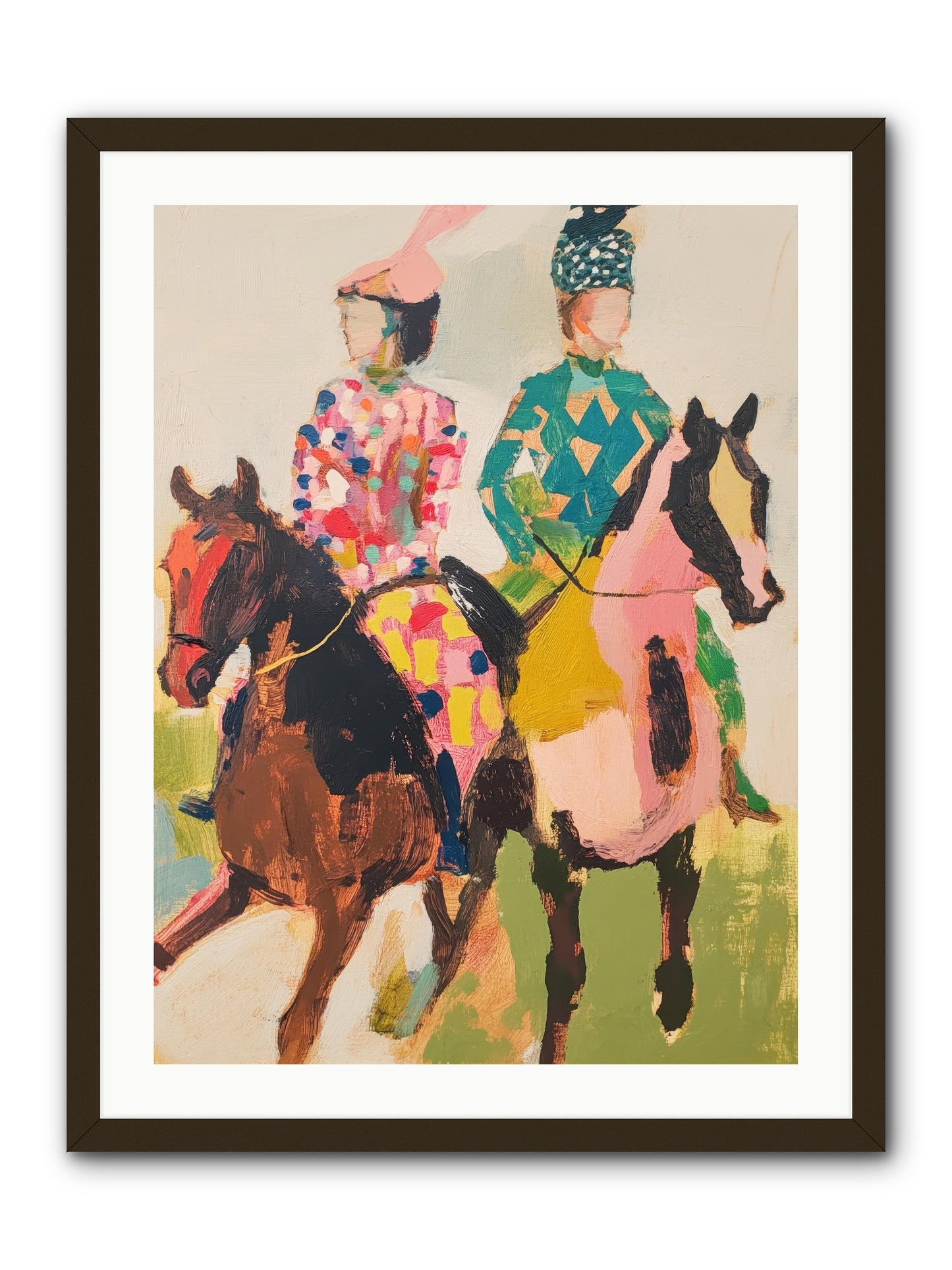 Dreamer's Canter No.3 -- Framed Print - Black 24x32