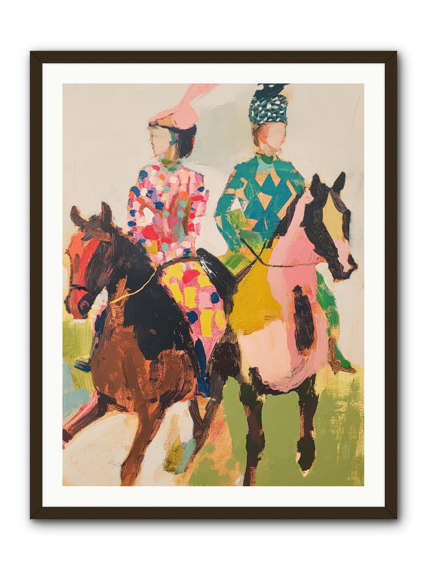 Dreamer's Canter No.3 -- Framed Print - Black 30x40
