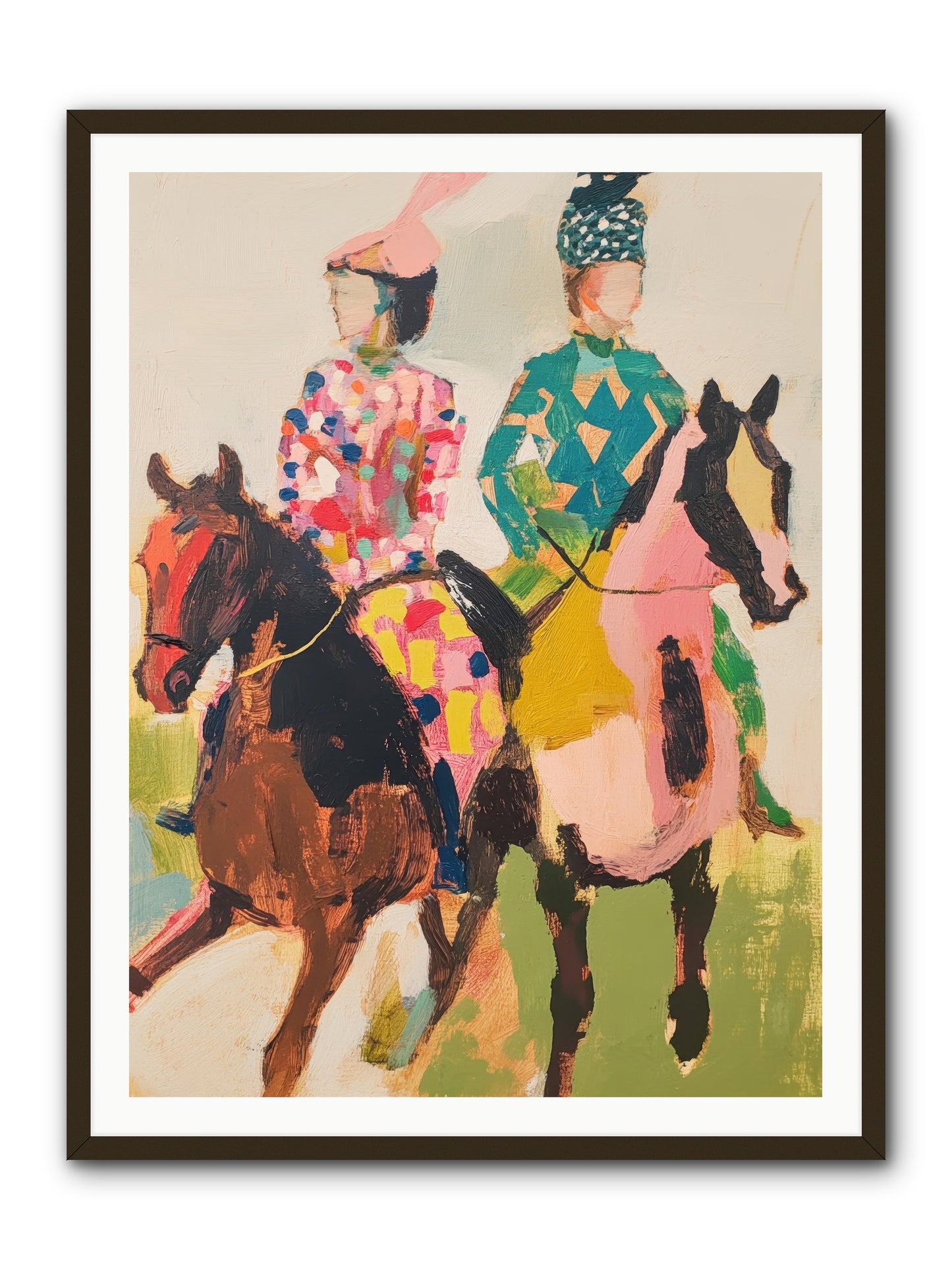 Dreamer's Canter No.3 -- Framed Print - Black 36x48
