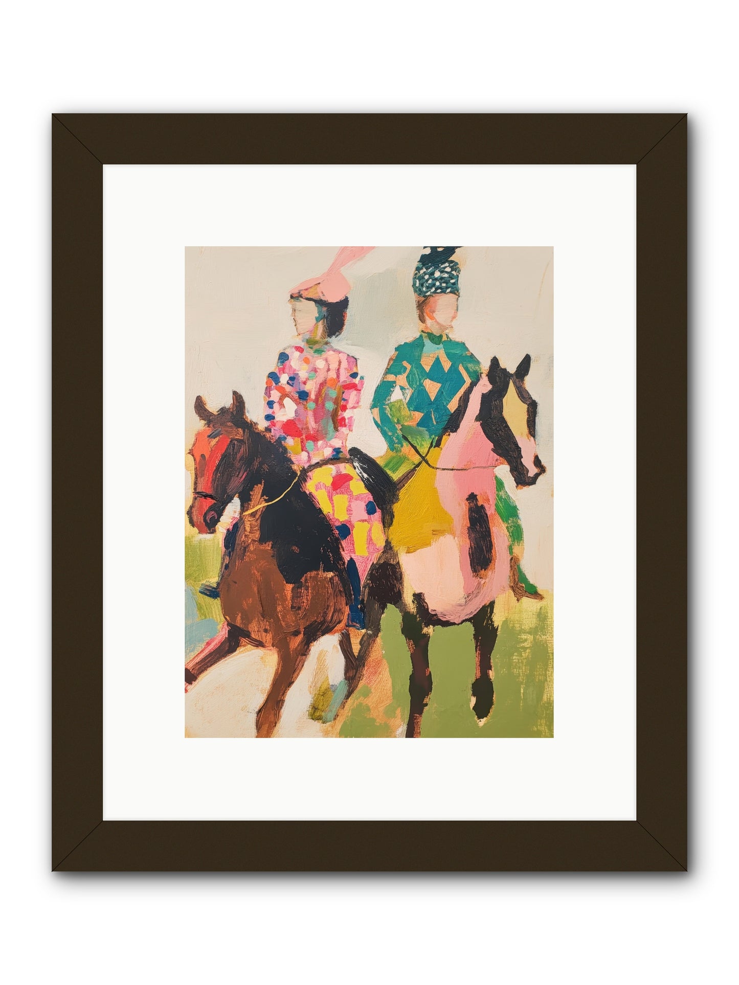 Dreamer's Canter No.3 -- Framed Print - Black 9x12