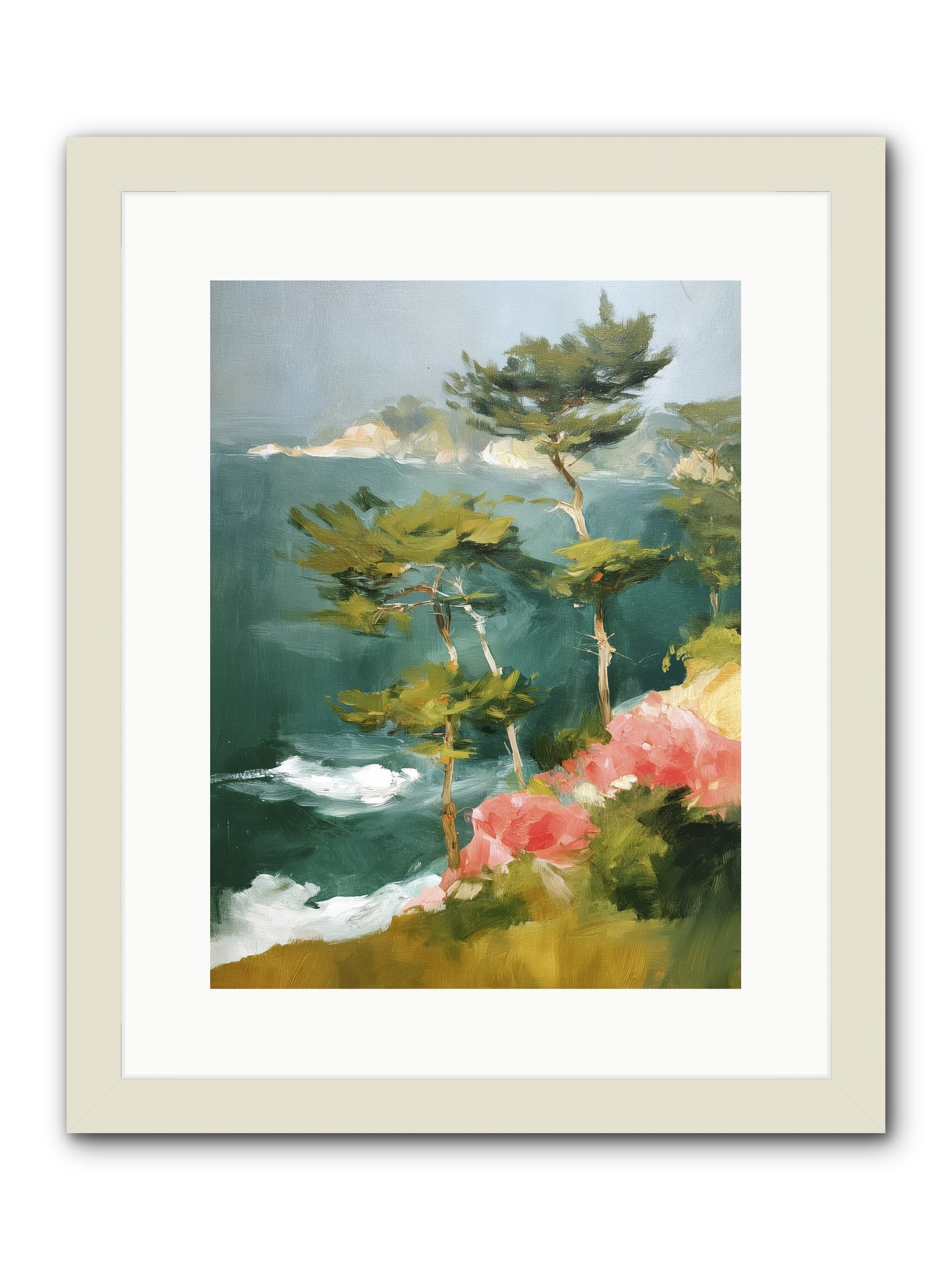 Dreaming Air -- Framed Print - White 12x16