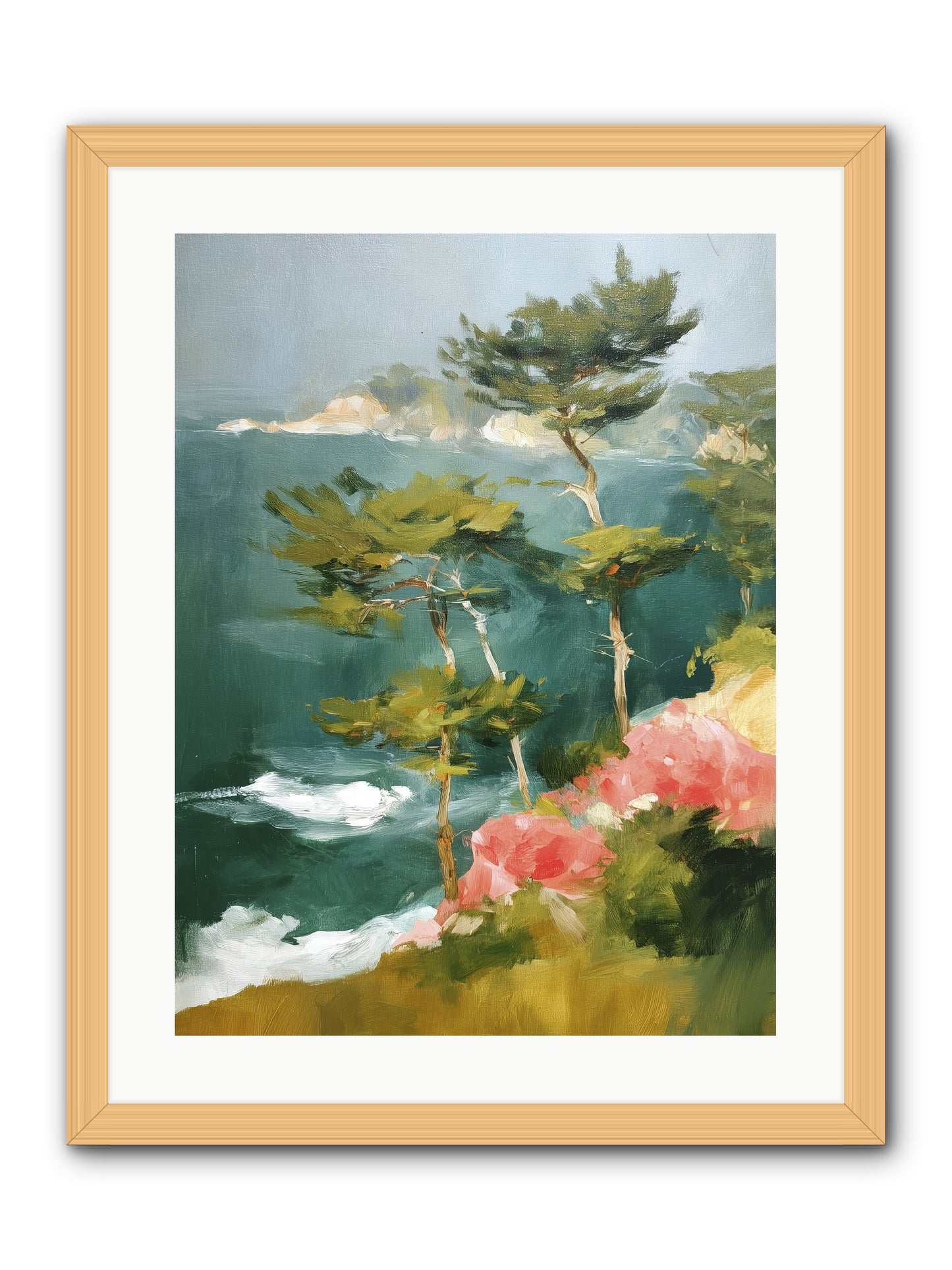 Dreaming Air -- Framed Print - Natural 18x24