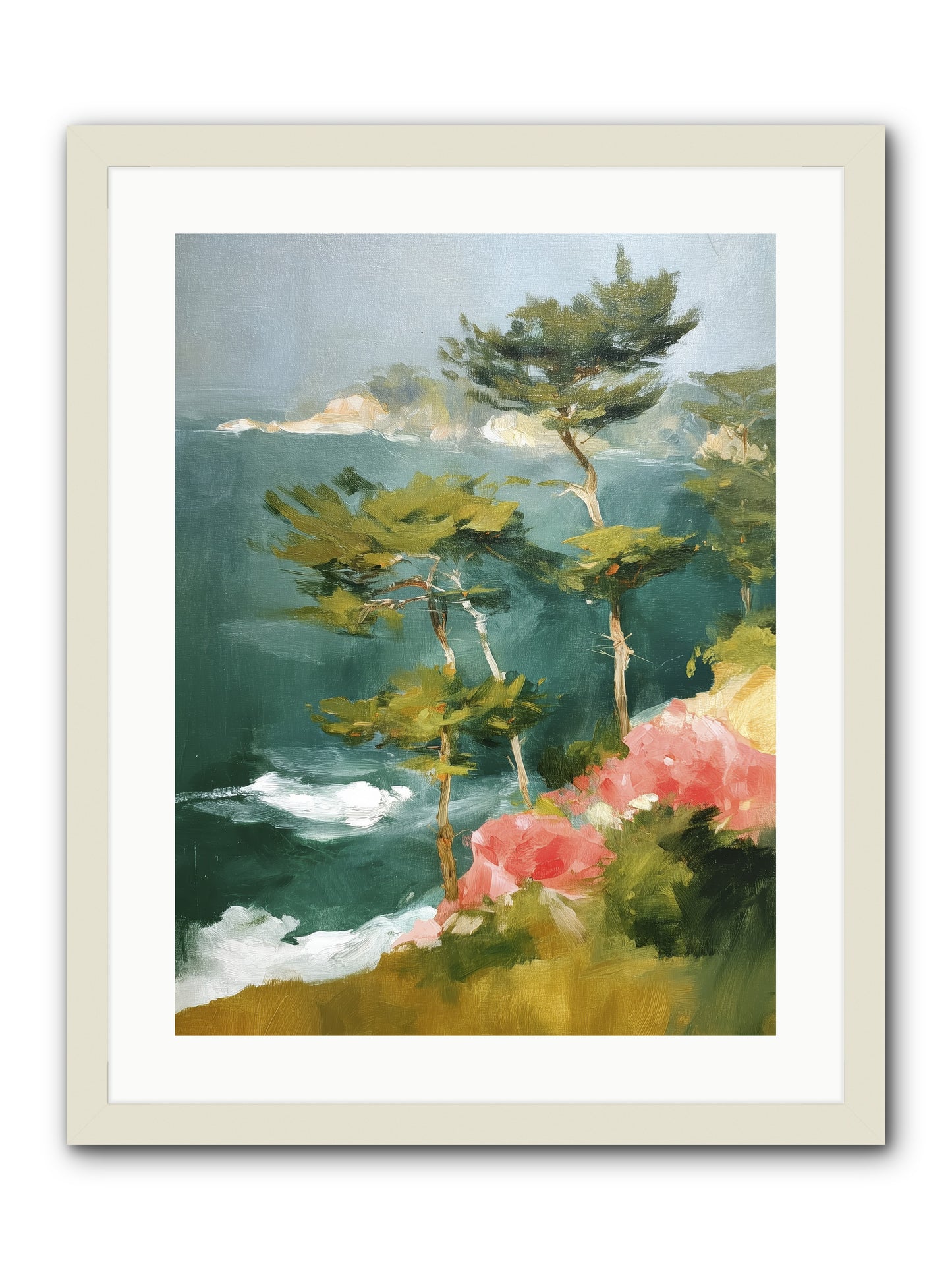 Dreaming Air -- Framed Print - White 18x24