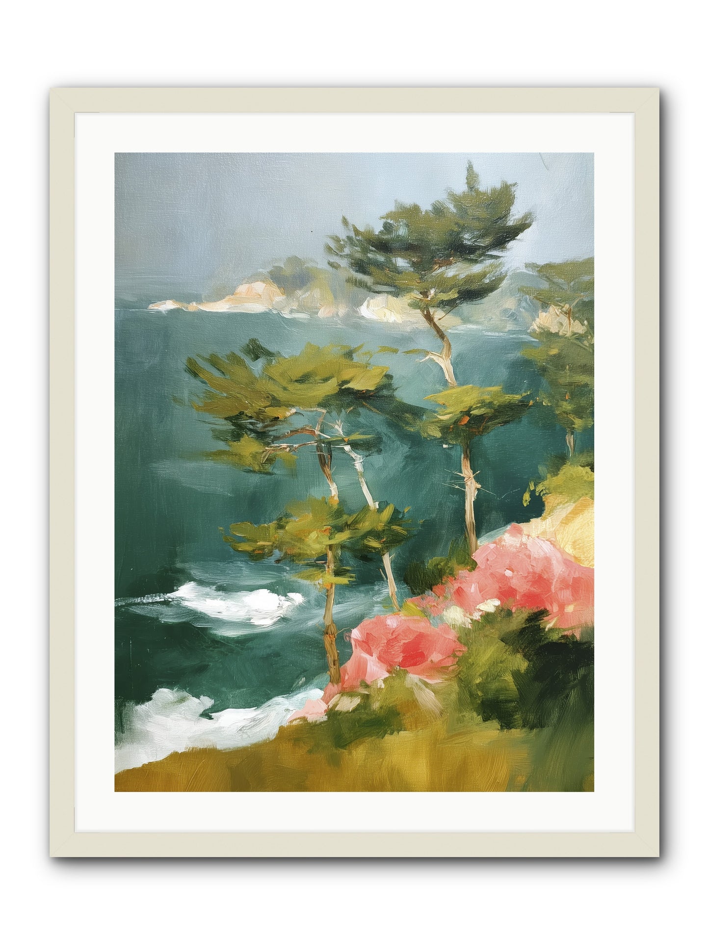 Dreaming Air -- Framed Print - White 24x32
