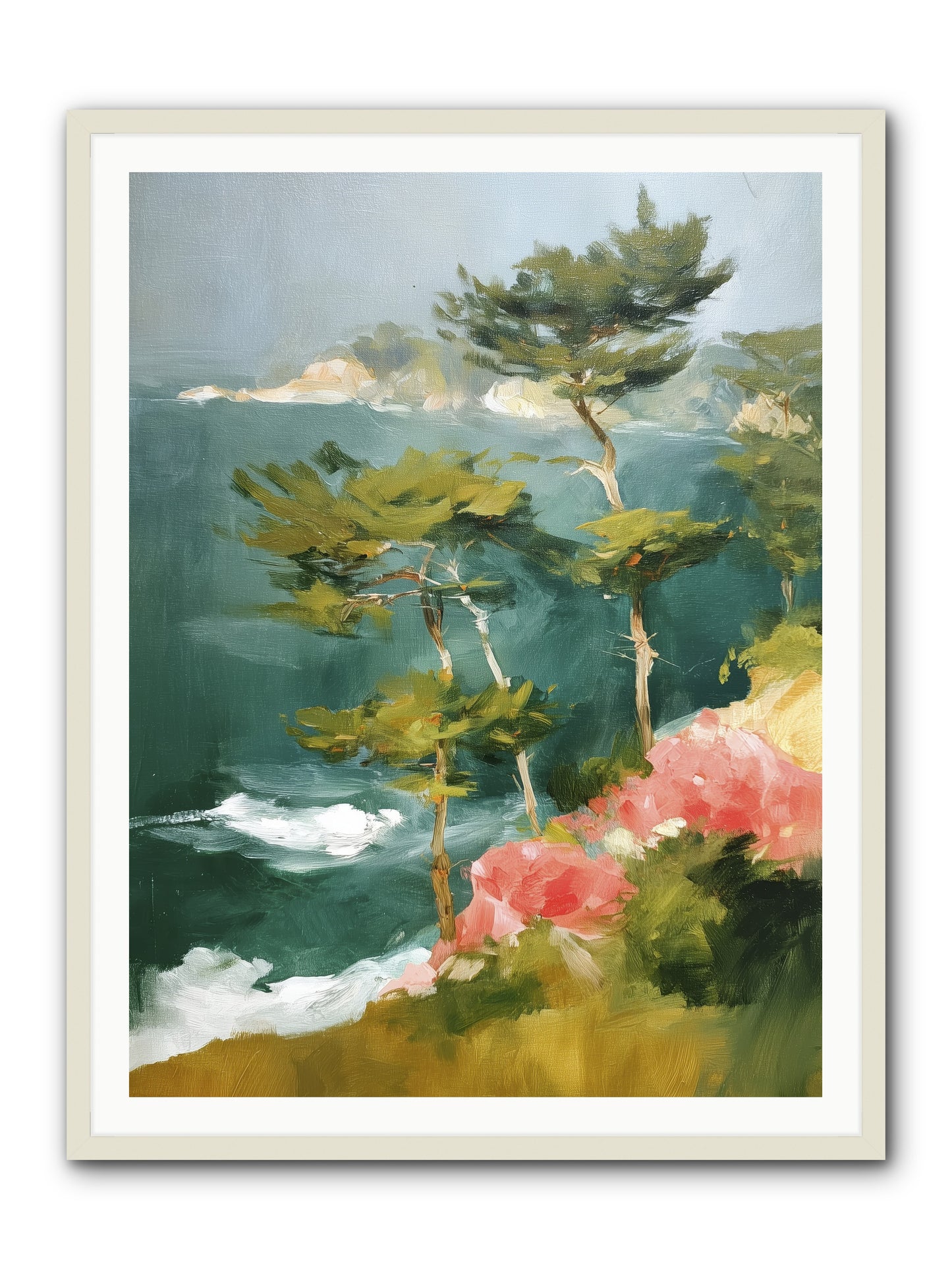 Dreaming Air -- Framed Print - White 36x48