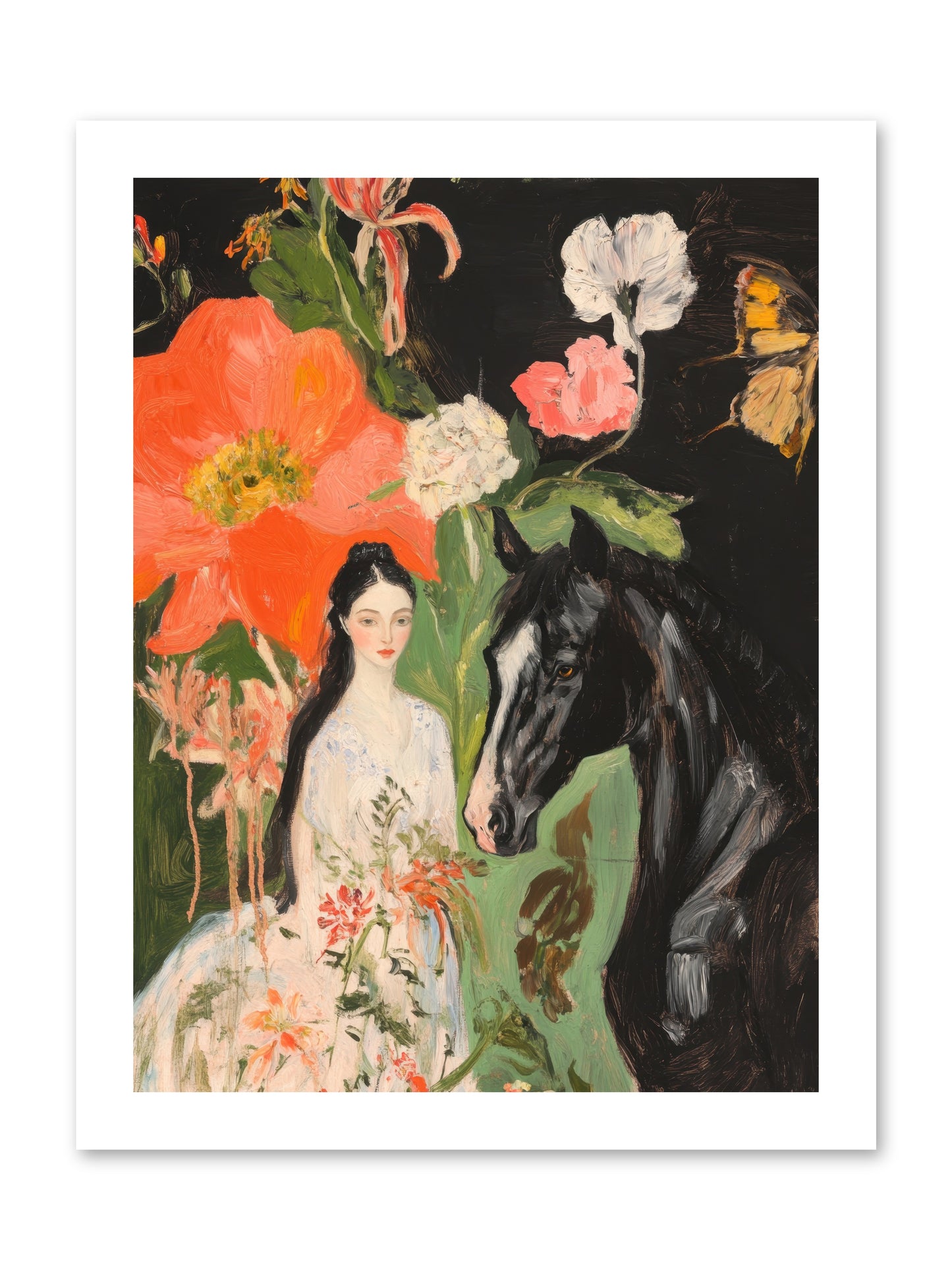 Dreamland Steed -- Loose Canvas Print 12x16
