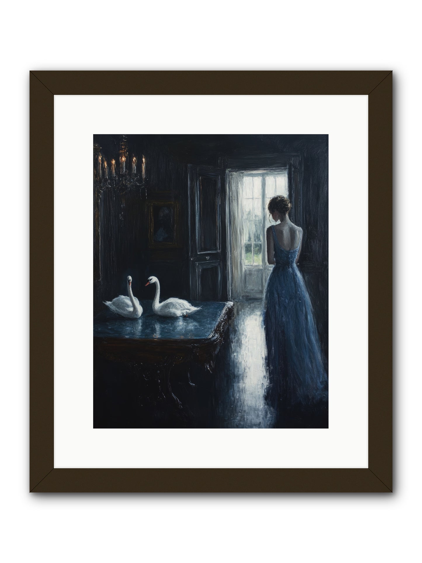 Dreams Beyond Time -- Framed Print - Black 12x15