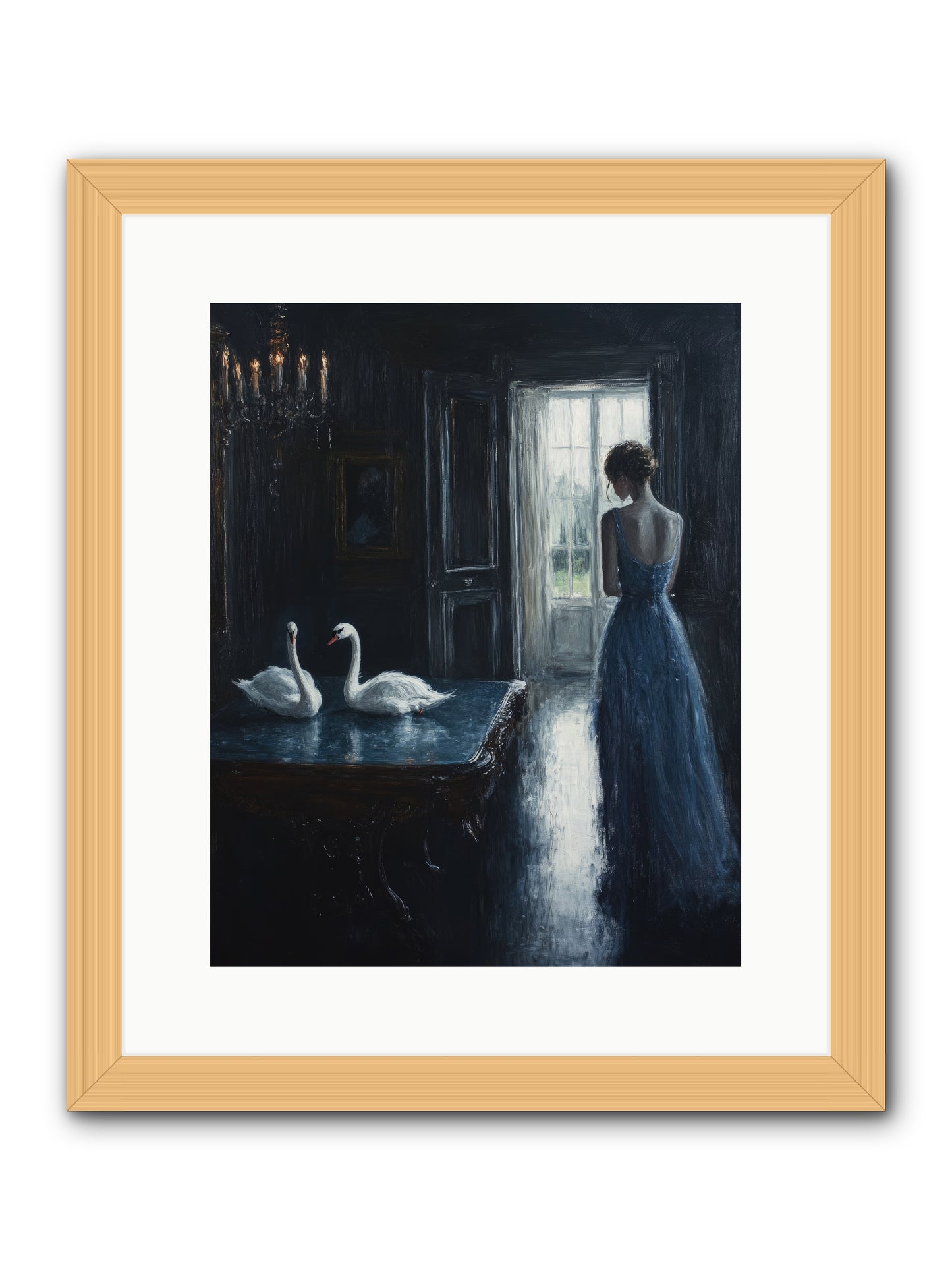 Dreams Beyond Time -- Framed Print - Natural 12x15
