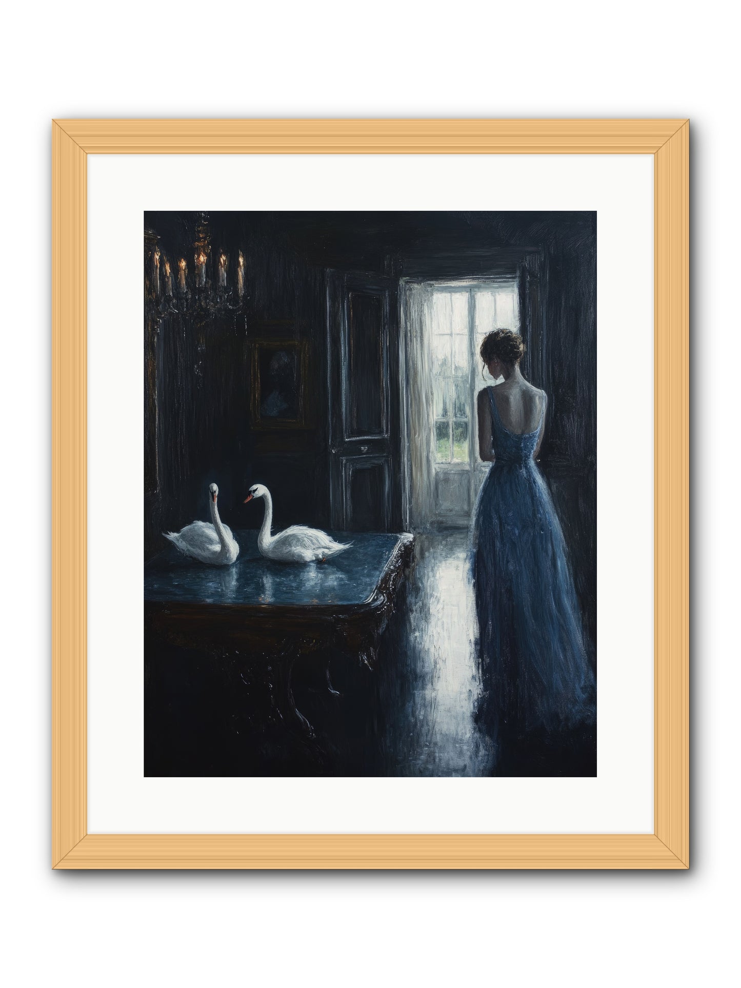 Dreams Beyond Time -- Framed Print - Natural 16x20