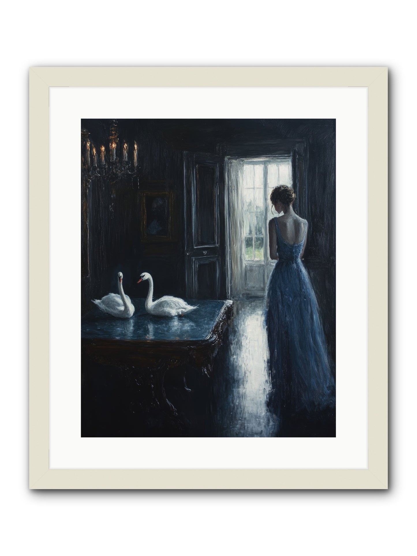 Dreams Beyond Time -- Framed Print - White 16x20