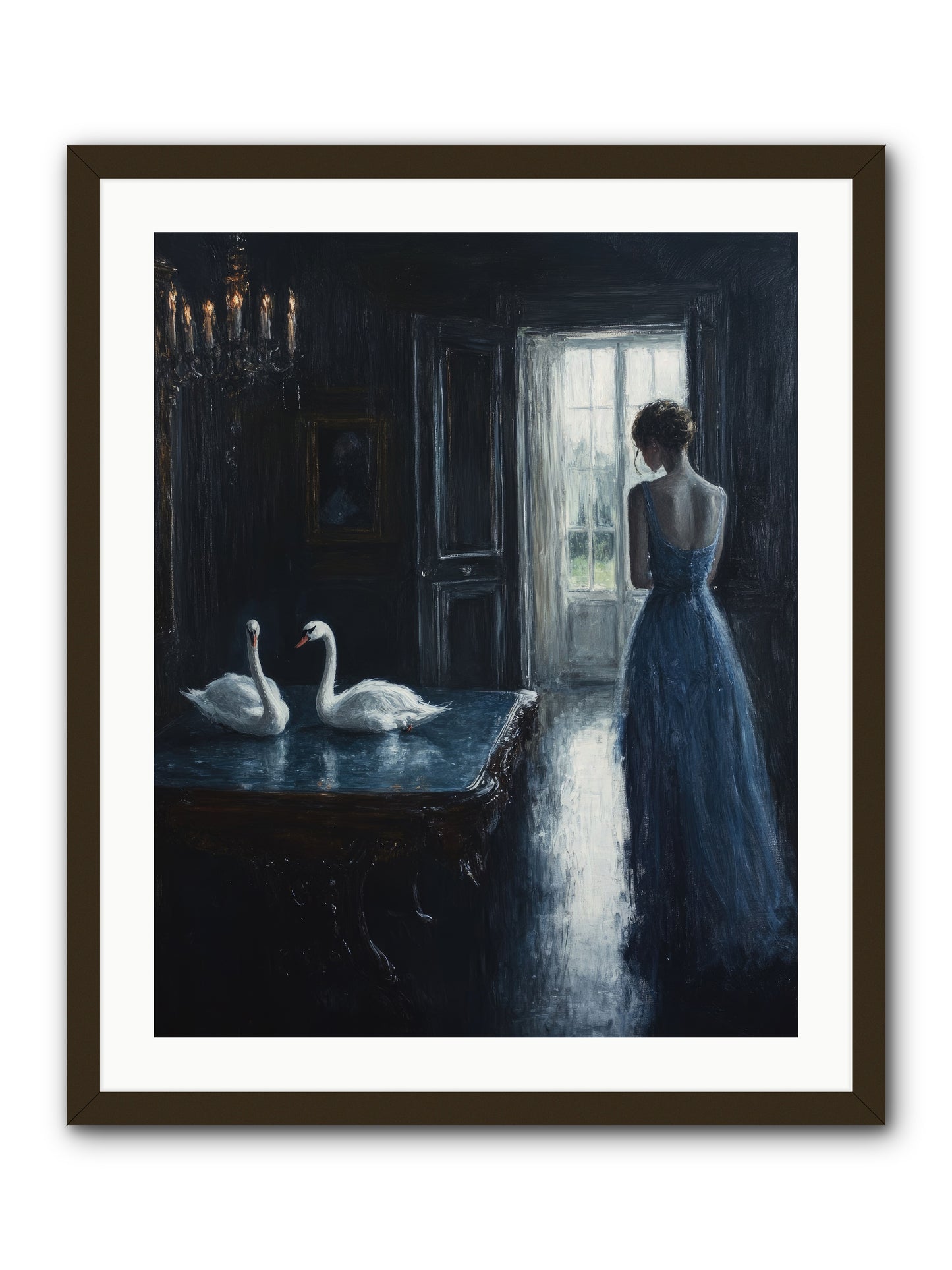 Dreams Beyond Time -- Framed Print - Black 24x30