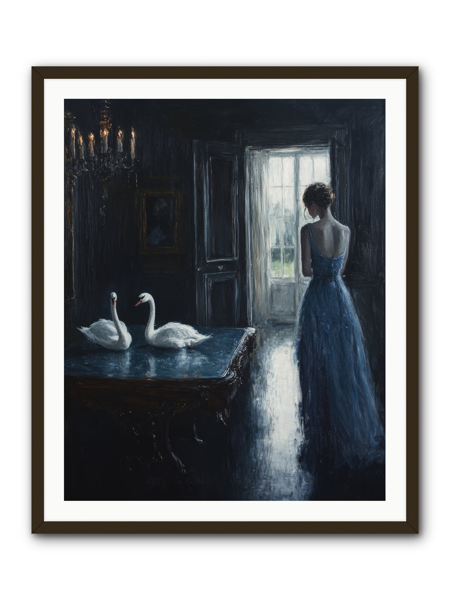Dreams Beyond Time -- Framed Print - Black 32x40