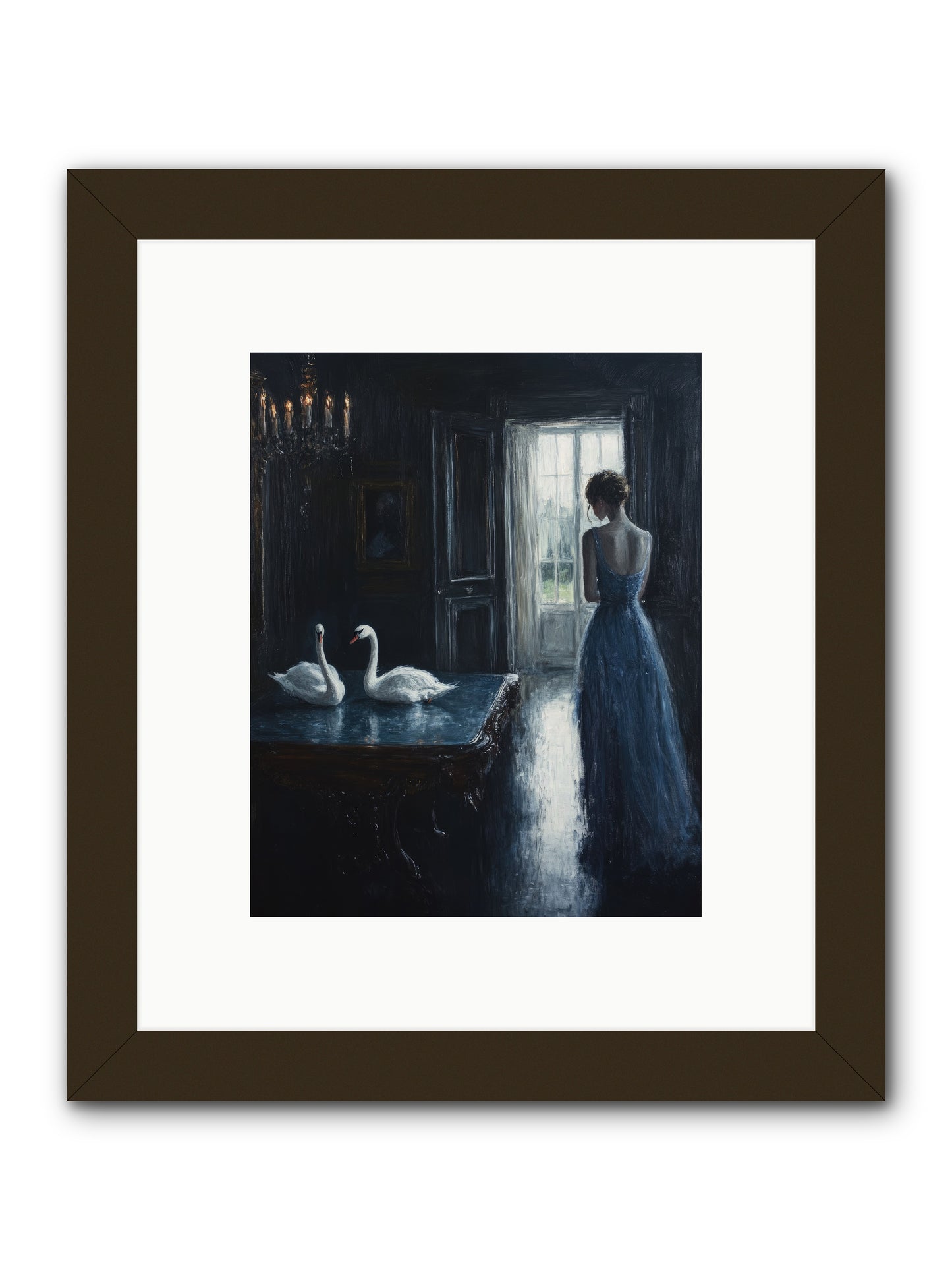 Dreams Beyond Time -- Framed Print - Black 8x10