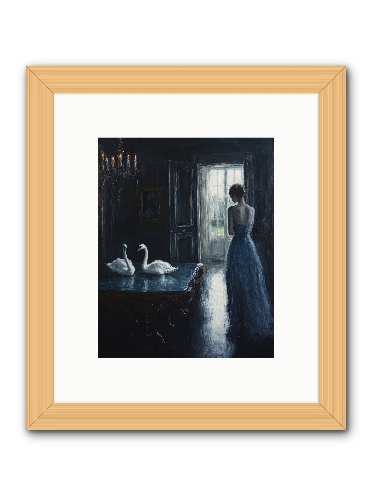 Dreams Beyond Time -- Framed Print - Natural 8x10