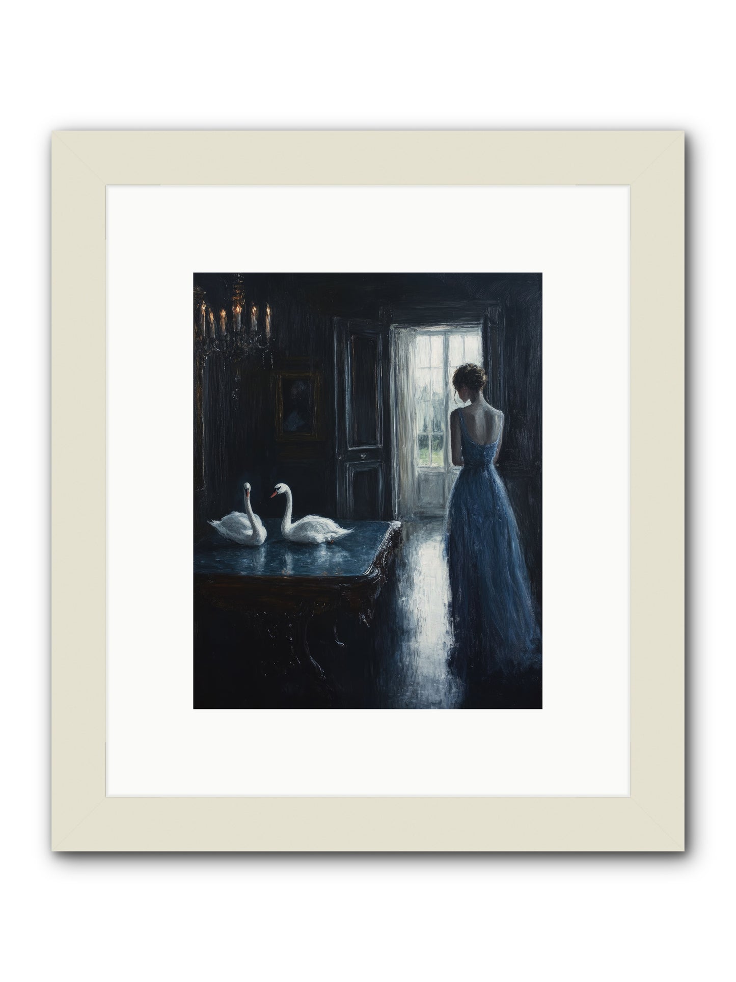Dreams Beyond Time -- Framed Print - White 8x10