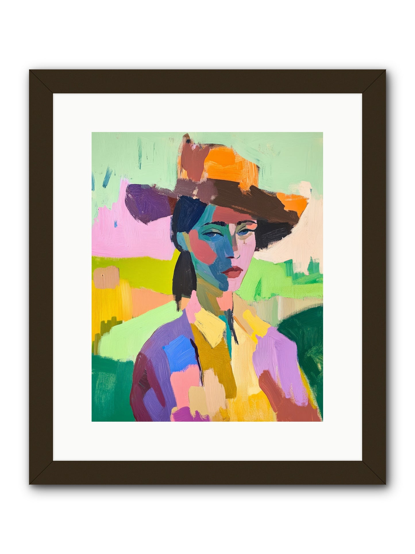 Dreams In Desert Rose -- Framed Print - Black 12x15
