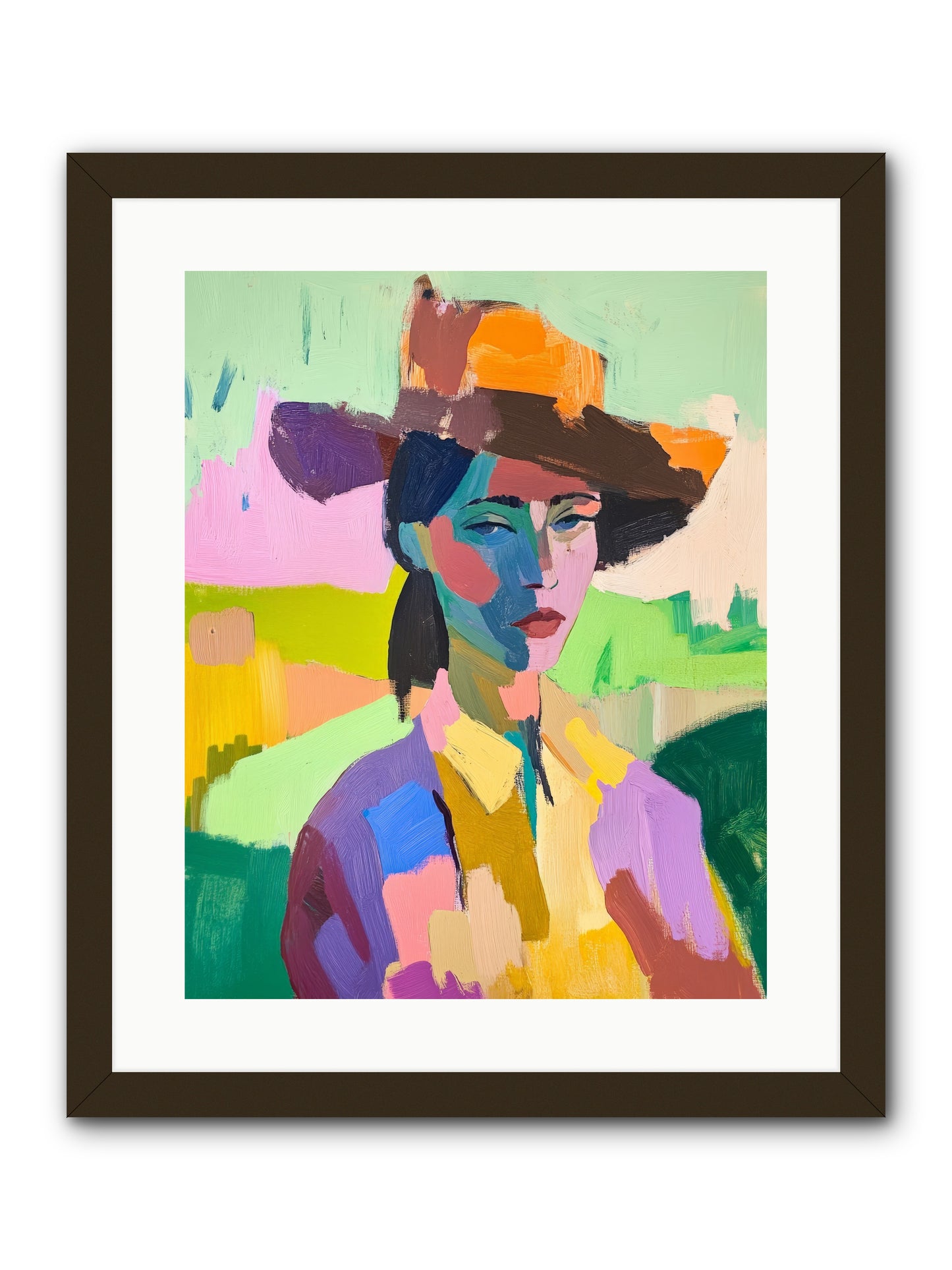 Dreams In Desert Rose -- Framed Print - Black 16x20