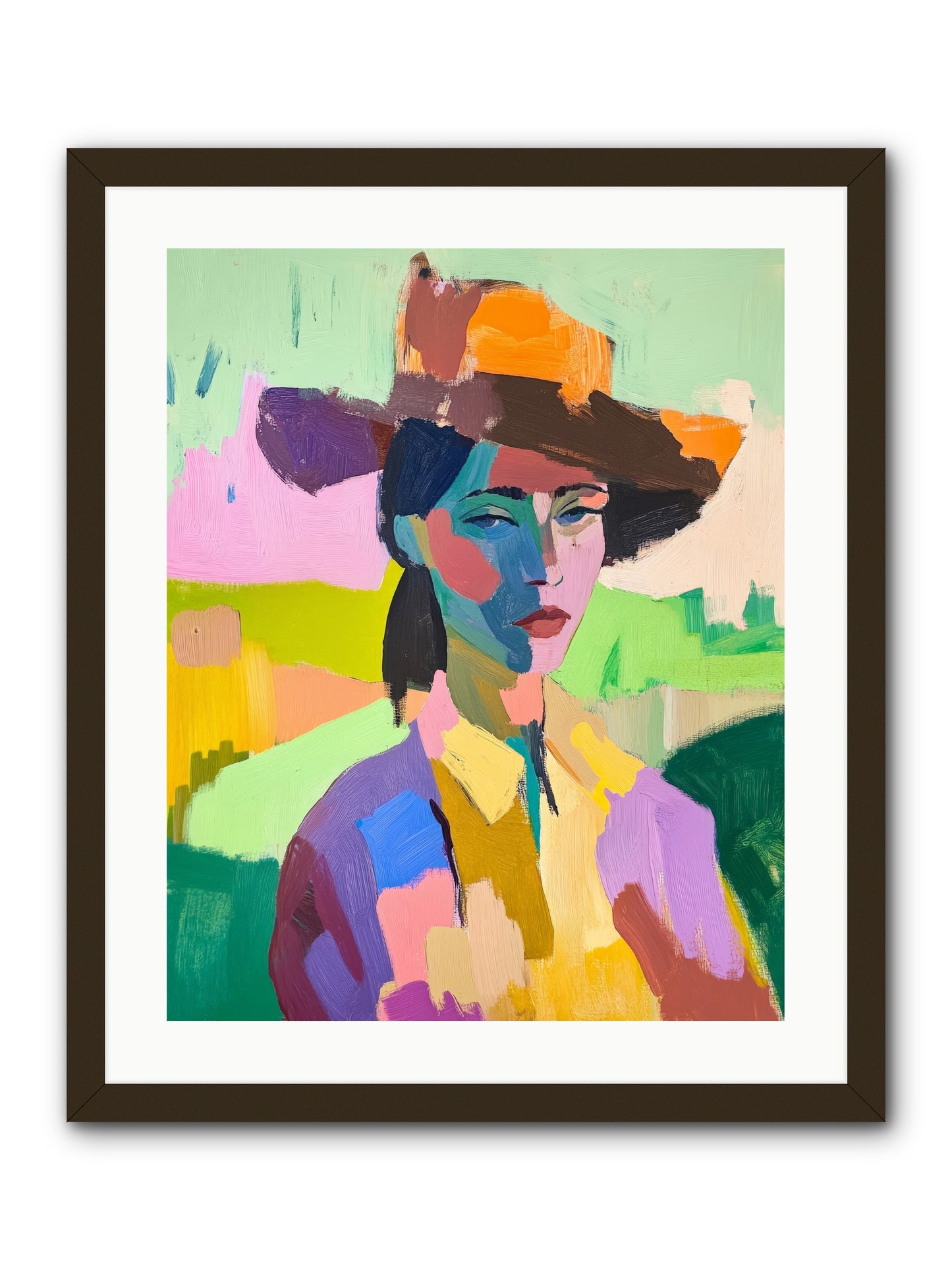 Dreams In Desert Rose -- Framed Print - Black 20x25