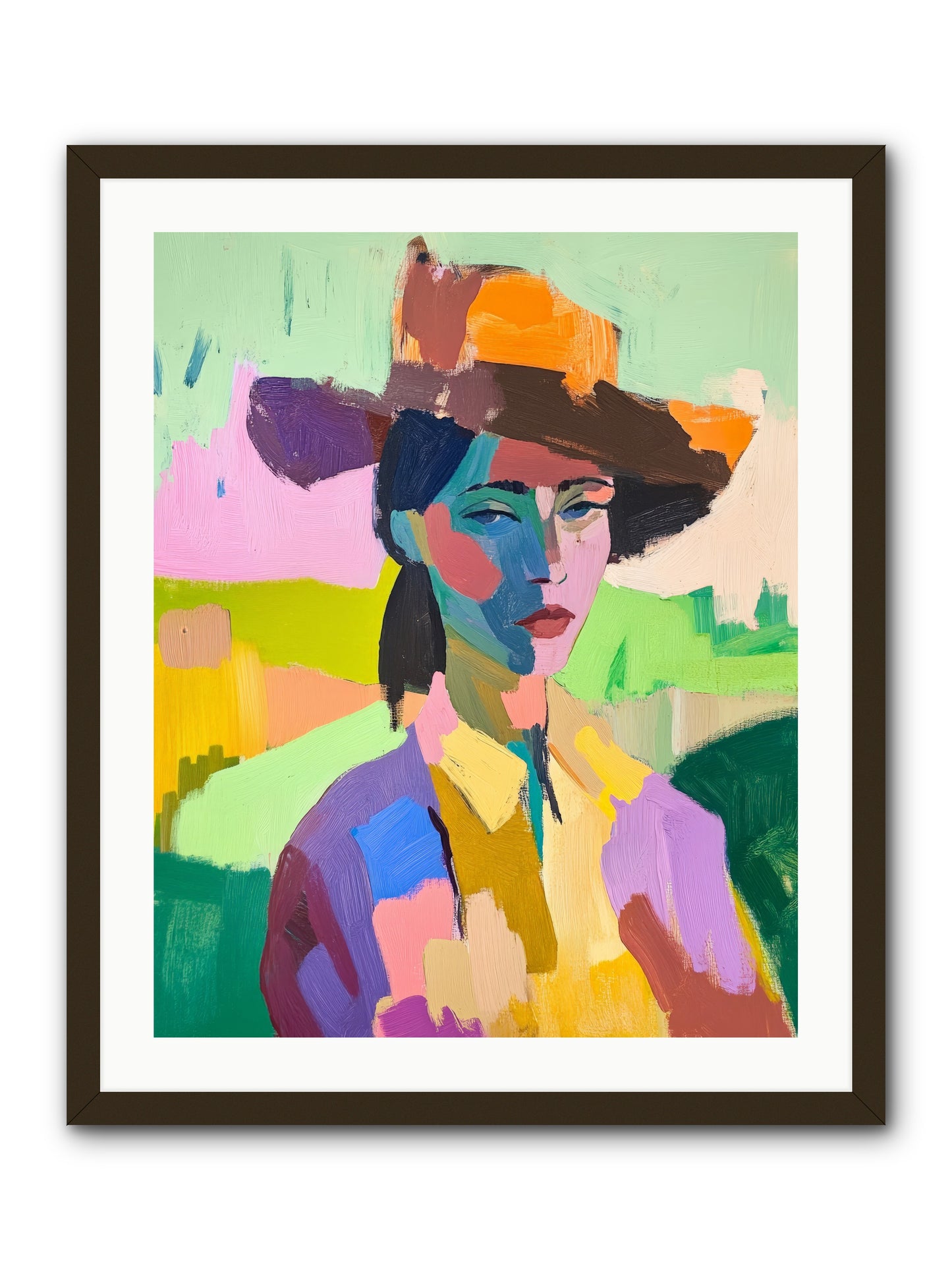 Dreams In Desert Rose -- Framed Print - Black 24x30