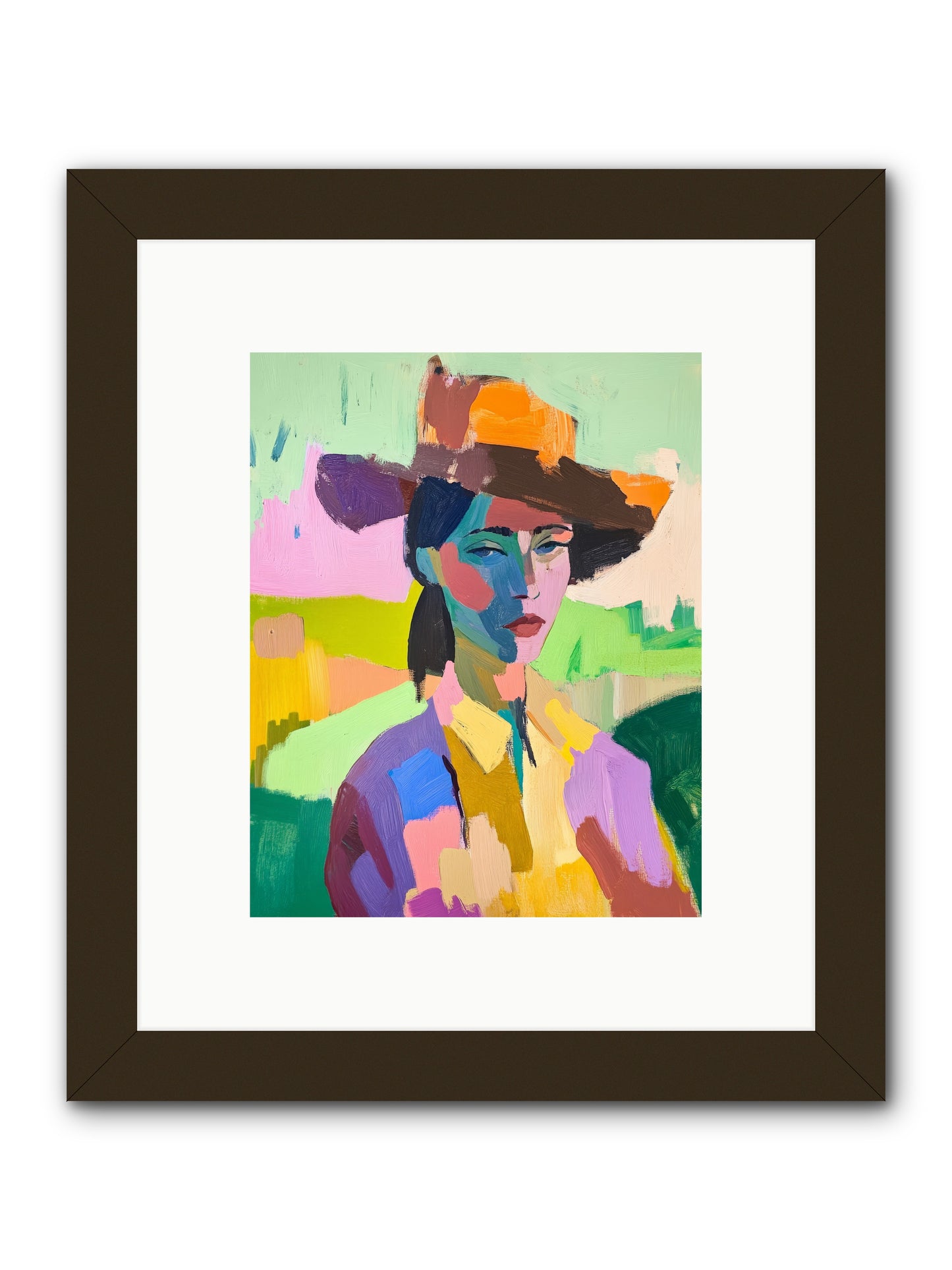 Dreams In Desert Rose -- Framed Print - Black 8x10