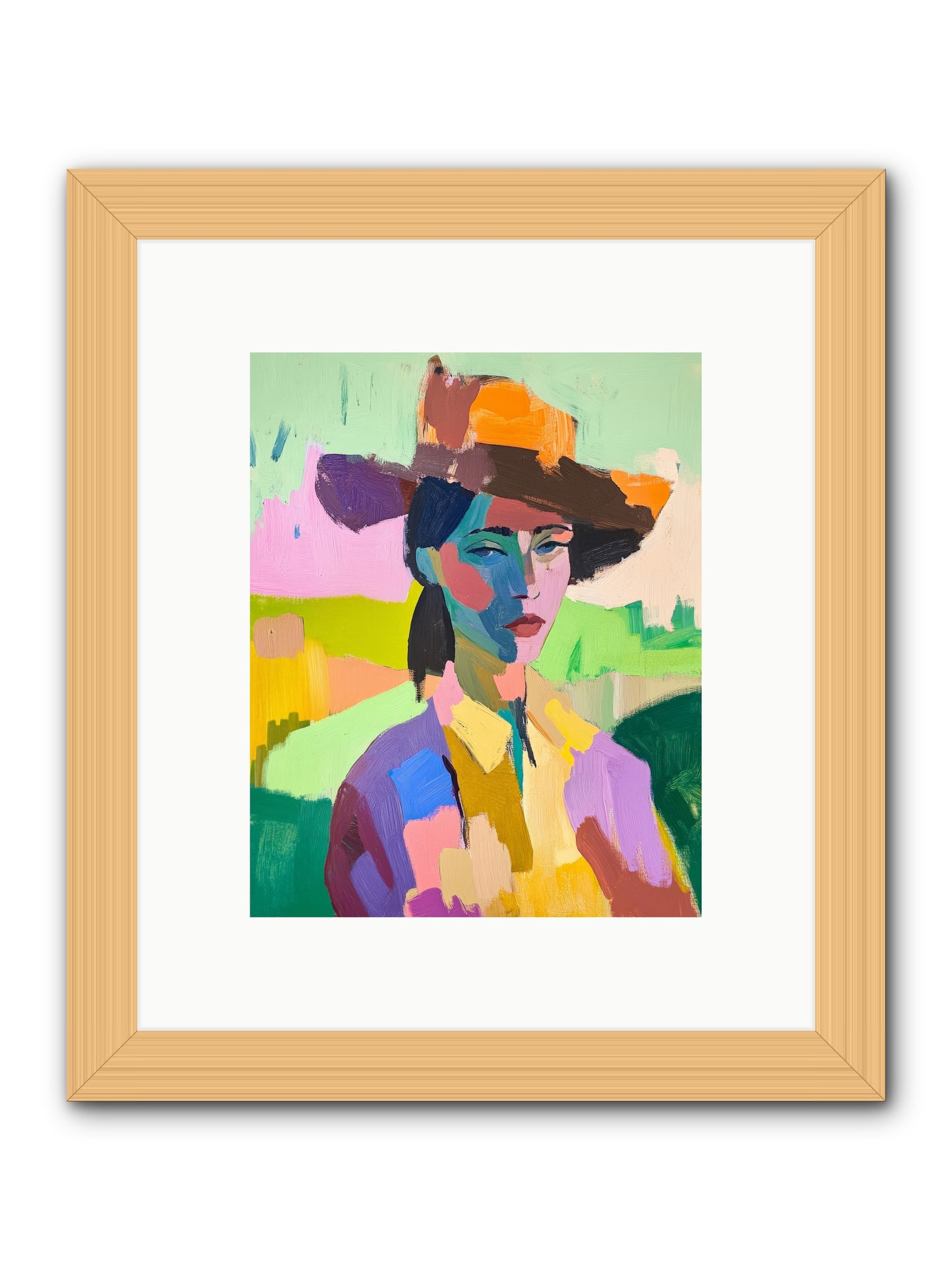 Dreams In Desert Rose -- Framed Print - Natural 8x10