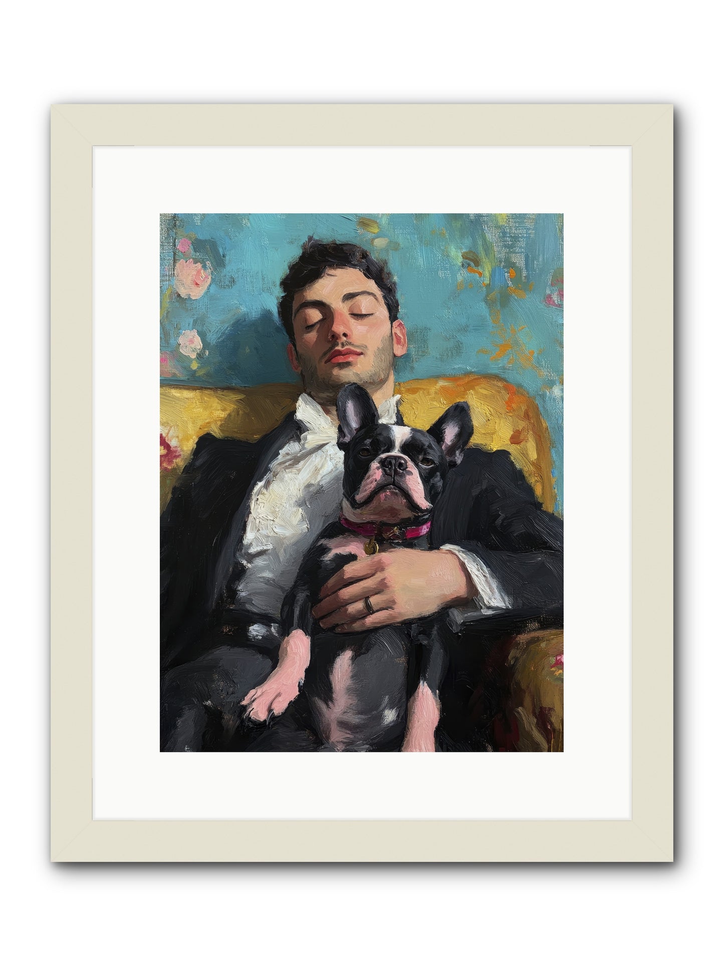 Dreams Side by Side -- Framed Print - White 12x16