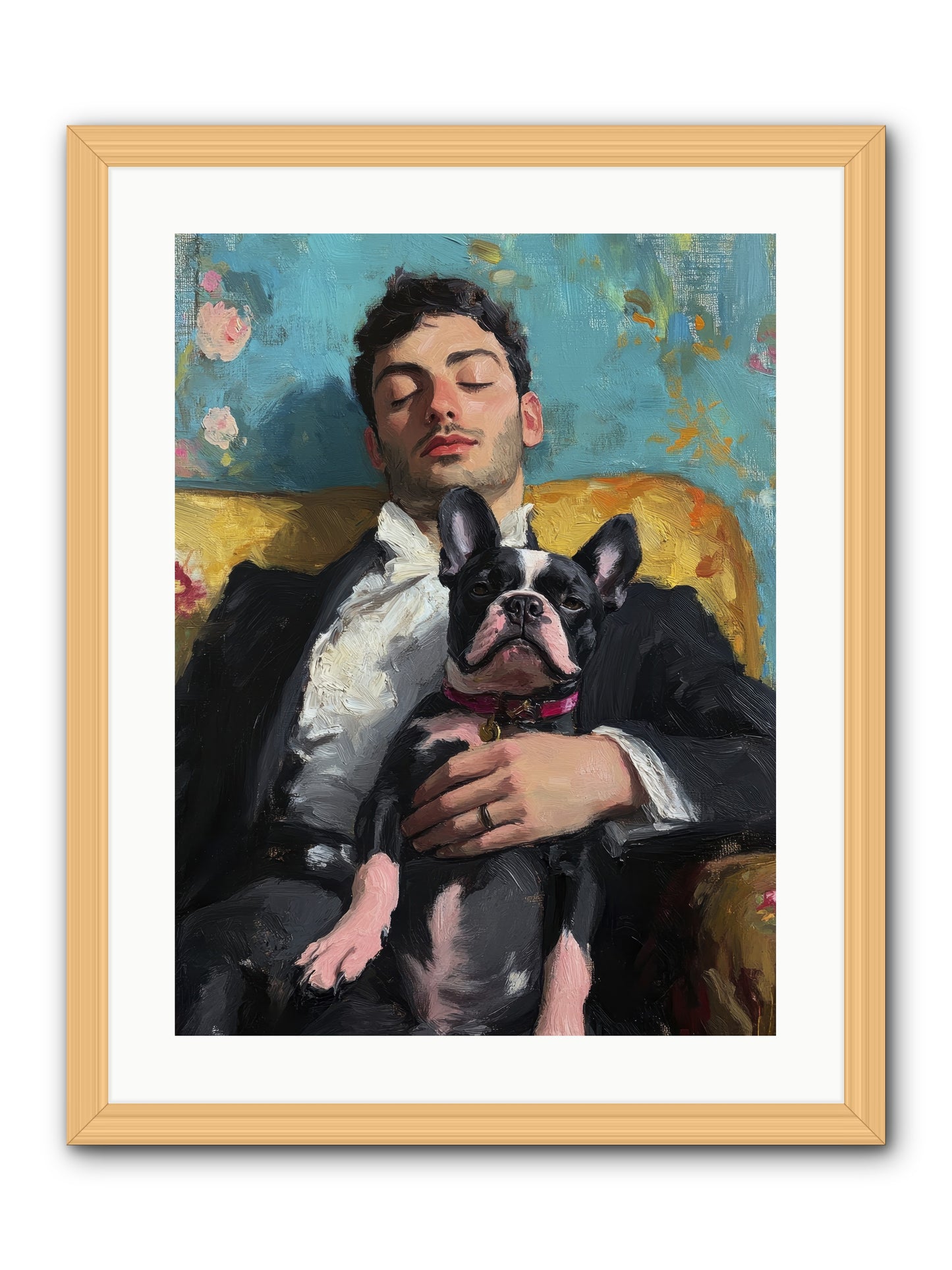 Dreams Side by Side -- Framed Print - Natural 18x24