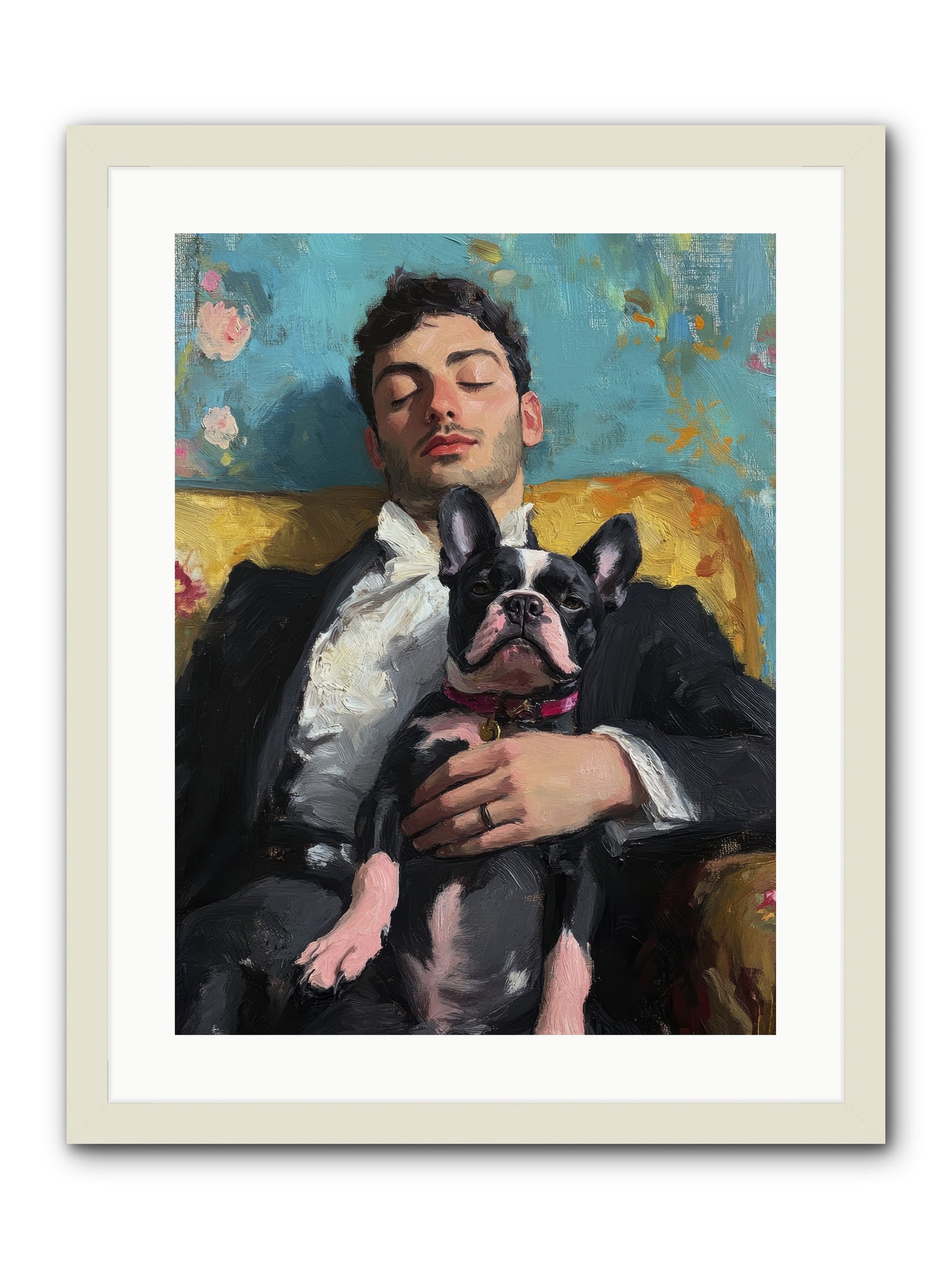 Dreams Side by Side -- Framed Print - White 18x24