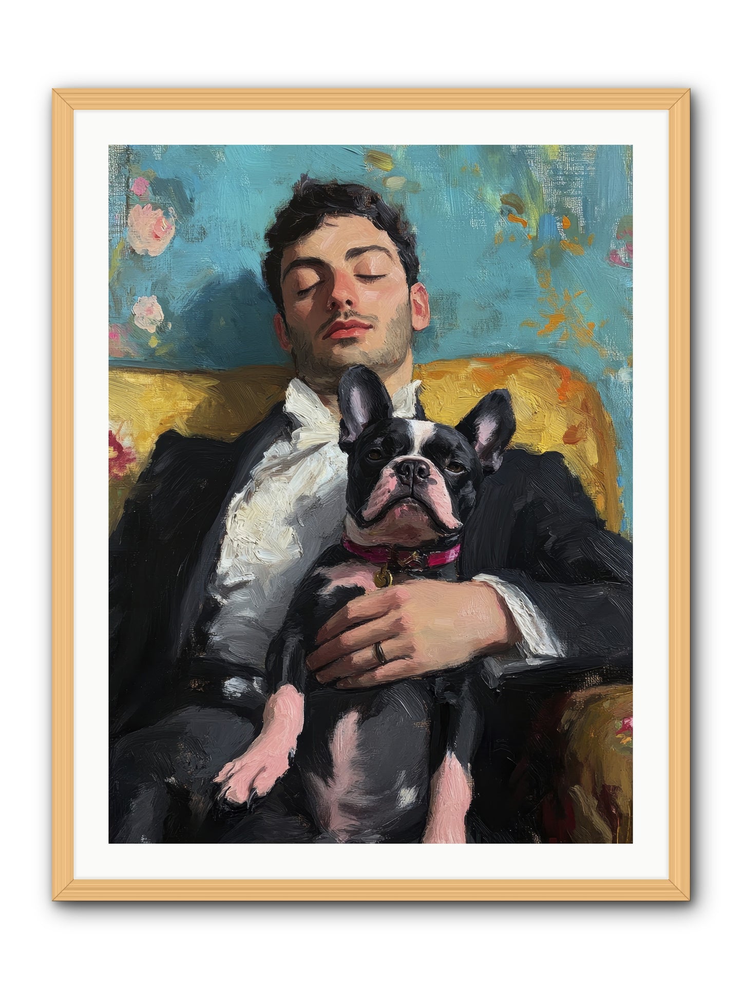 Dreams Side by Side -- Framed Print - Natural 30x40