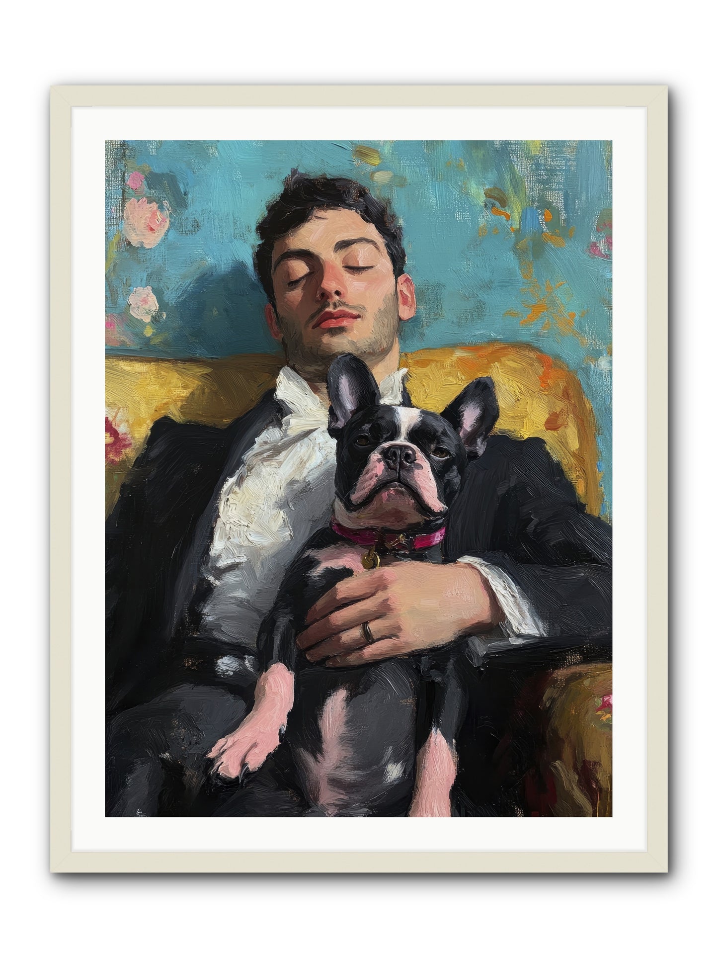 Dreams Side by Side -- Framed Print - White 30x40