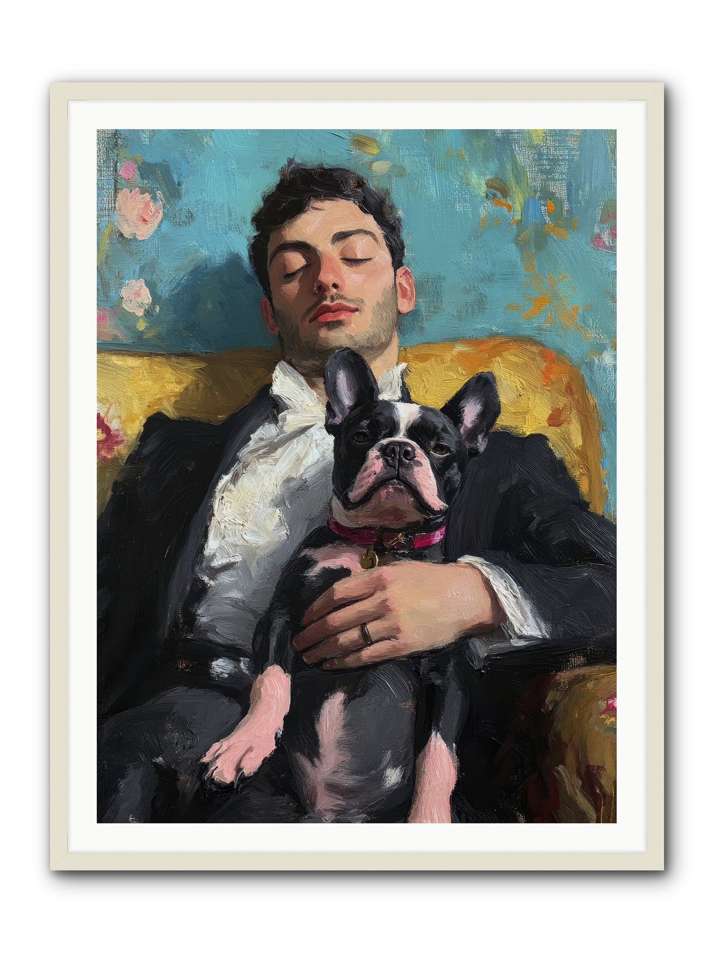 Dreams Side by Side -- Framed Print - White 36x48