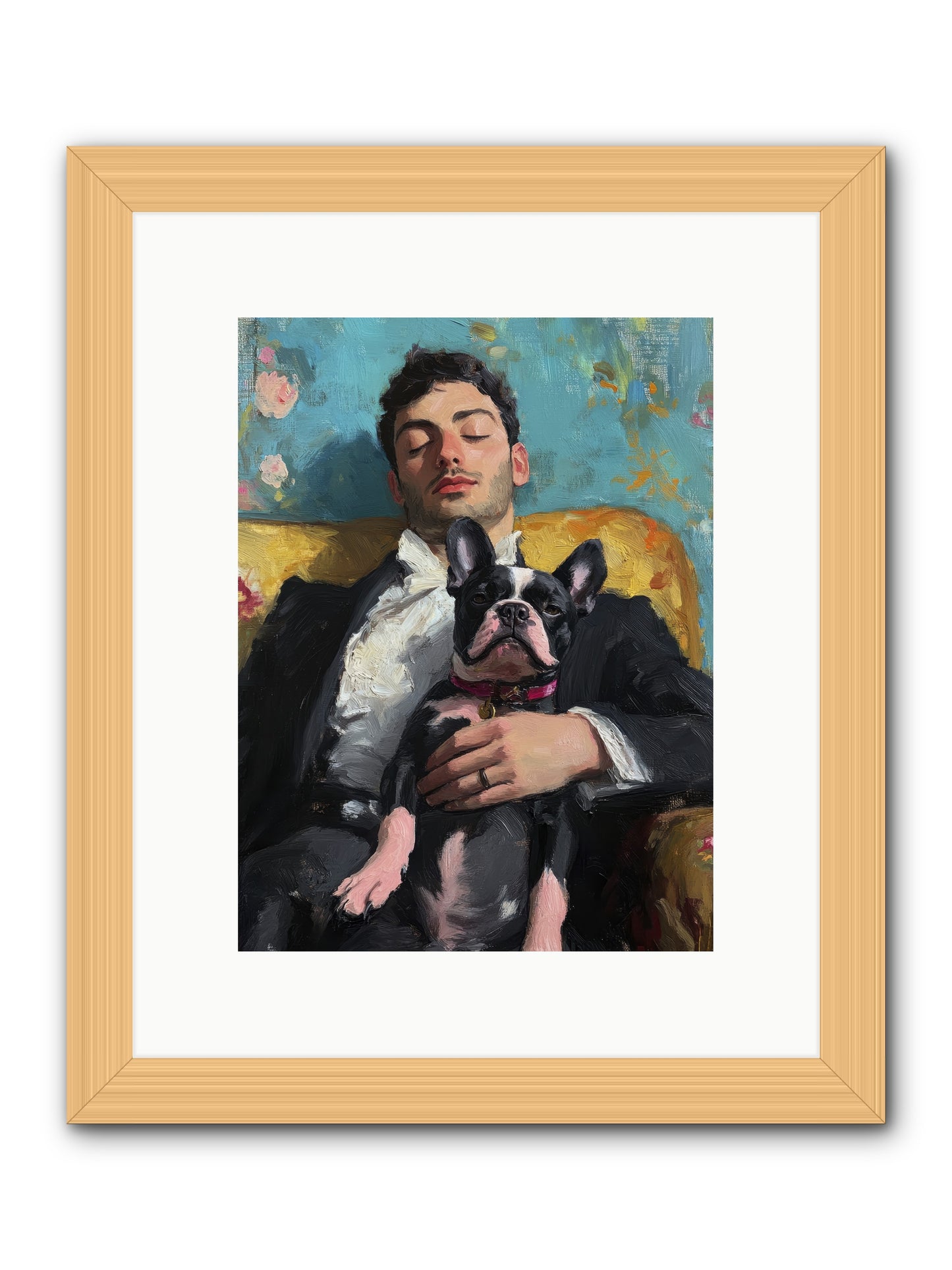 Dreams Side by Side -- Framed Print - Natural 9x12