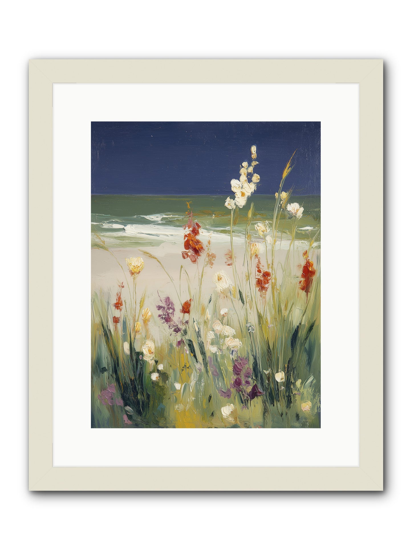 Dreams in Golden Light -- Framed Print - White 12x16