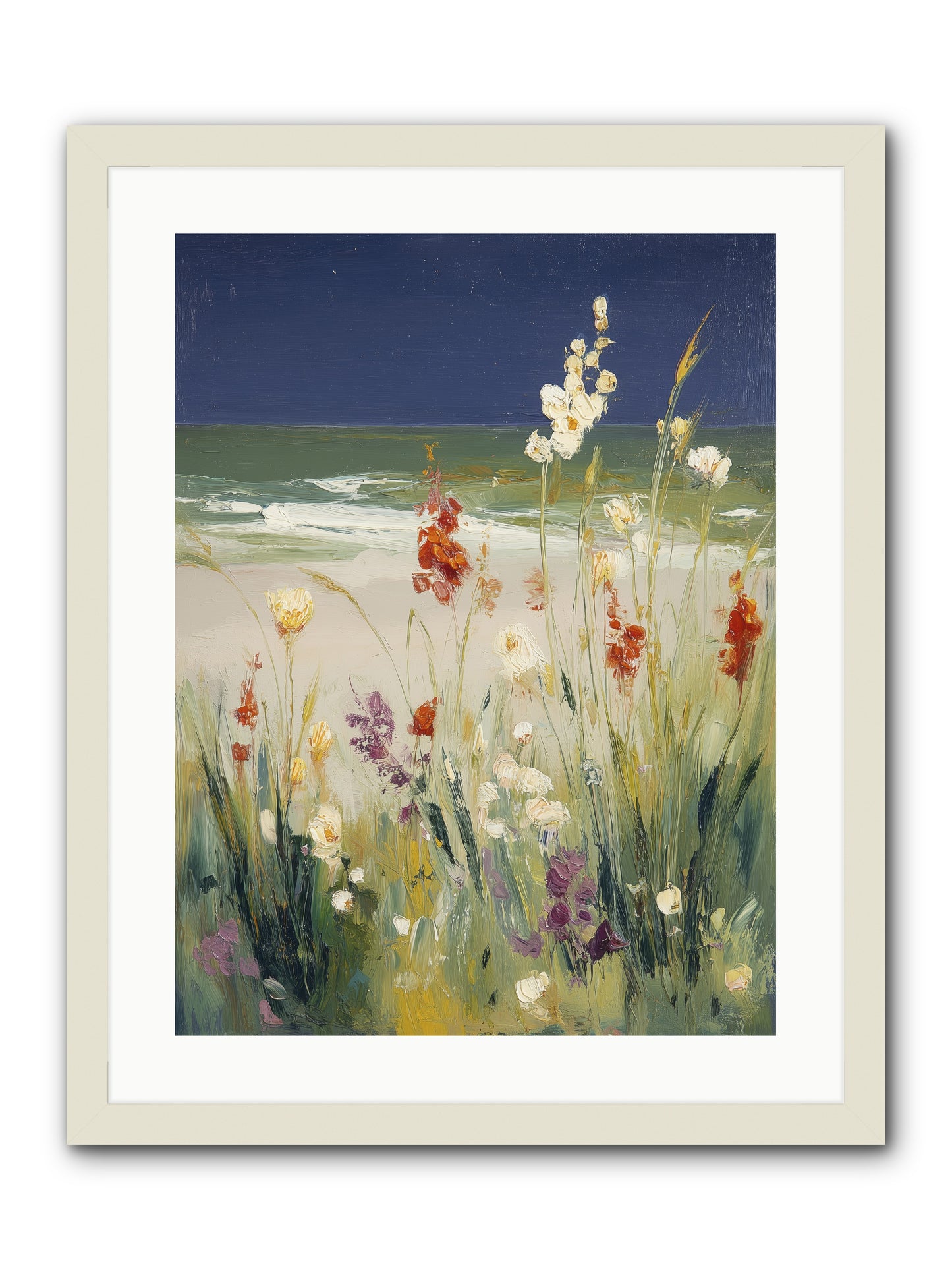 Dreams in Golden Light -- Framed Print - White 18x24