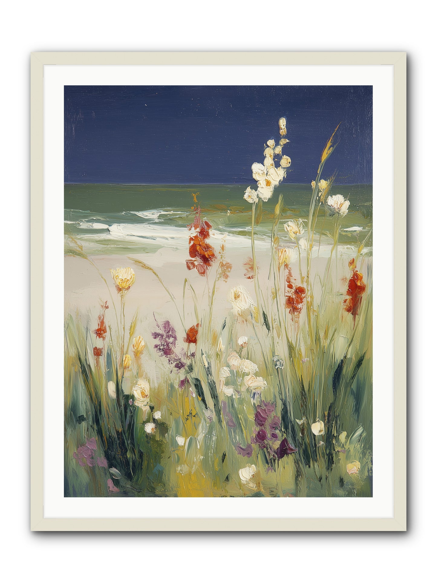 Dreams in Golden Light -- Framed Print - White 30x40