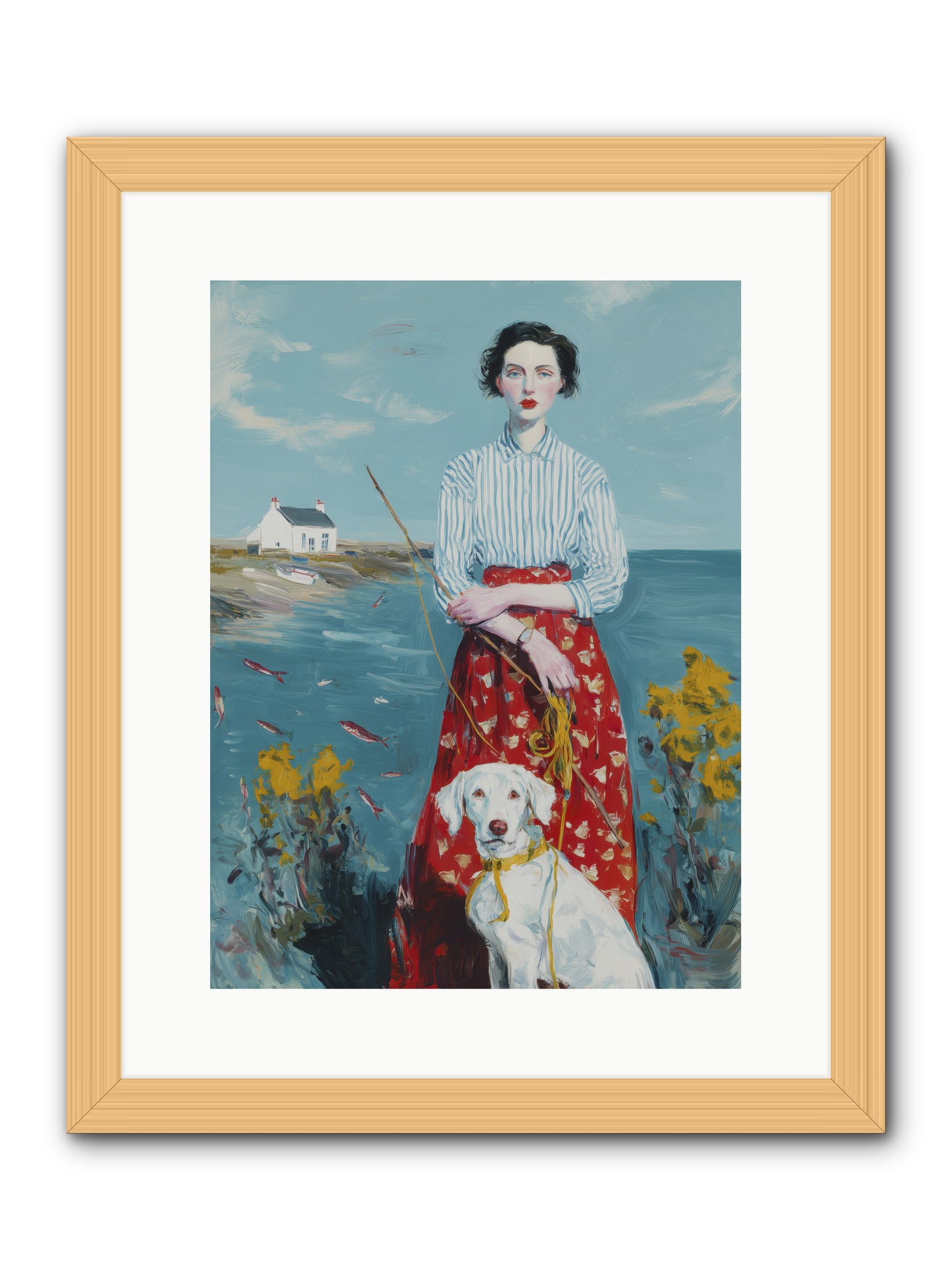 Dreams on Hold -- Framed Print - Natural 12x16